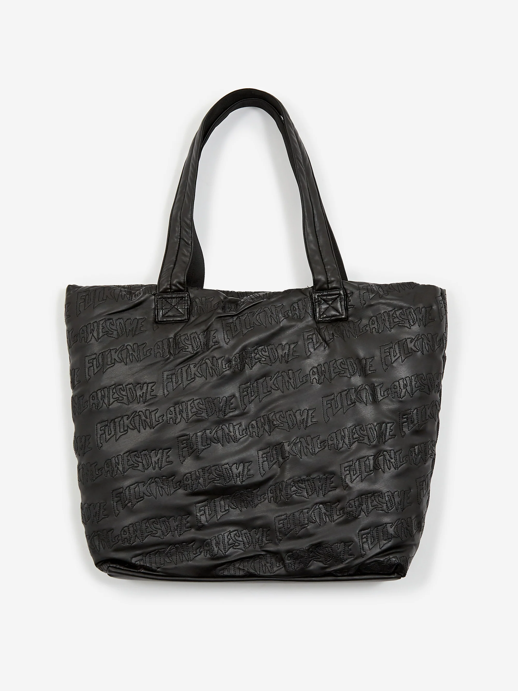 Fucking Awesome Puffer Tote Bag - Black - Image 6