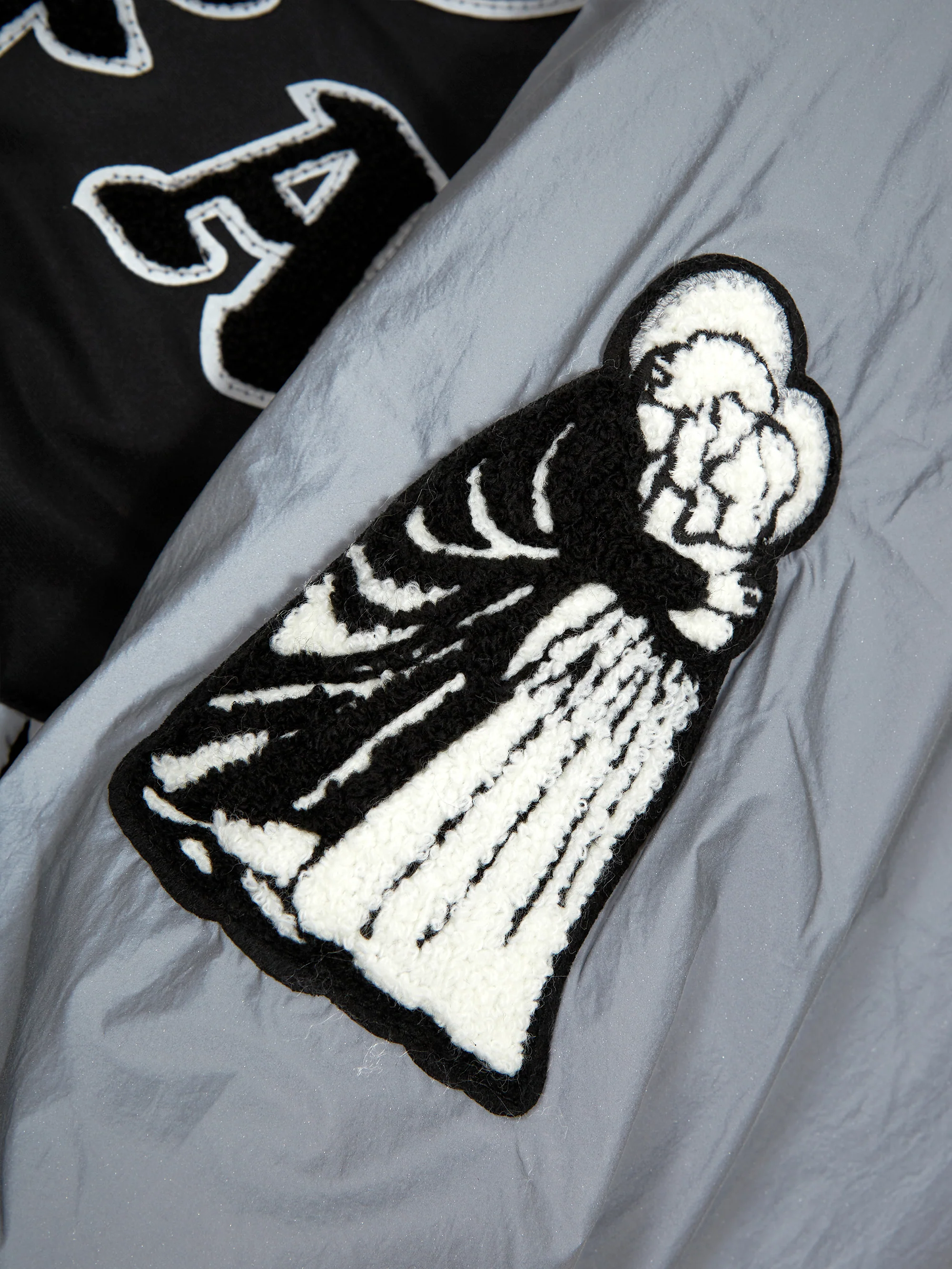 Fucking Awesome Reflective Varsity Puffer - Letterman/Last Supper - Image 6