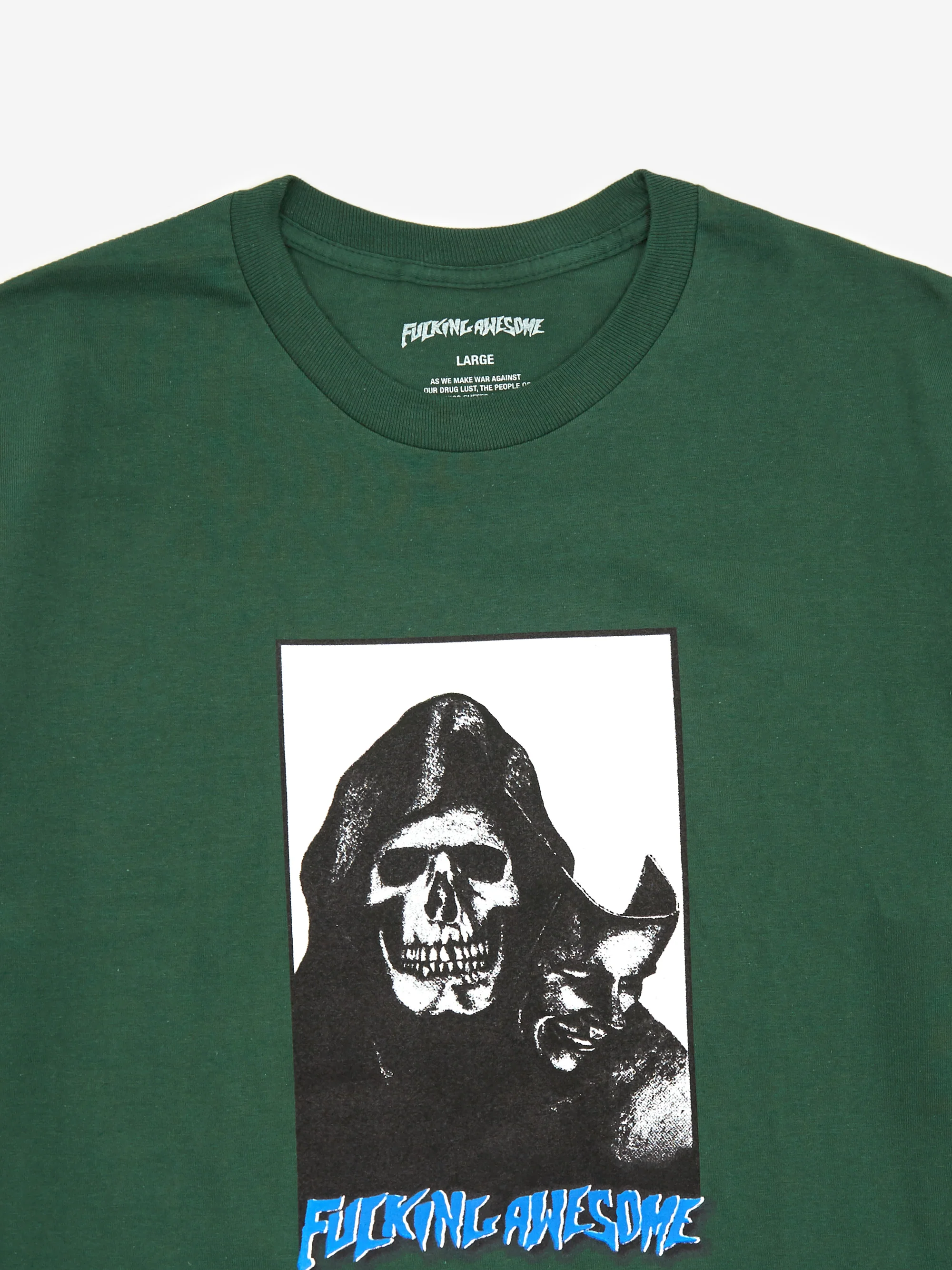 Fucking Awesome Santana Shortsleeve T-Shirt - Dark Sport Green - Image 3