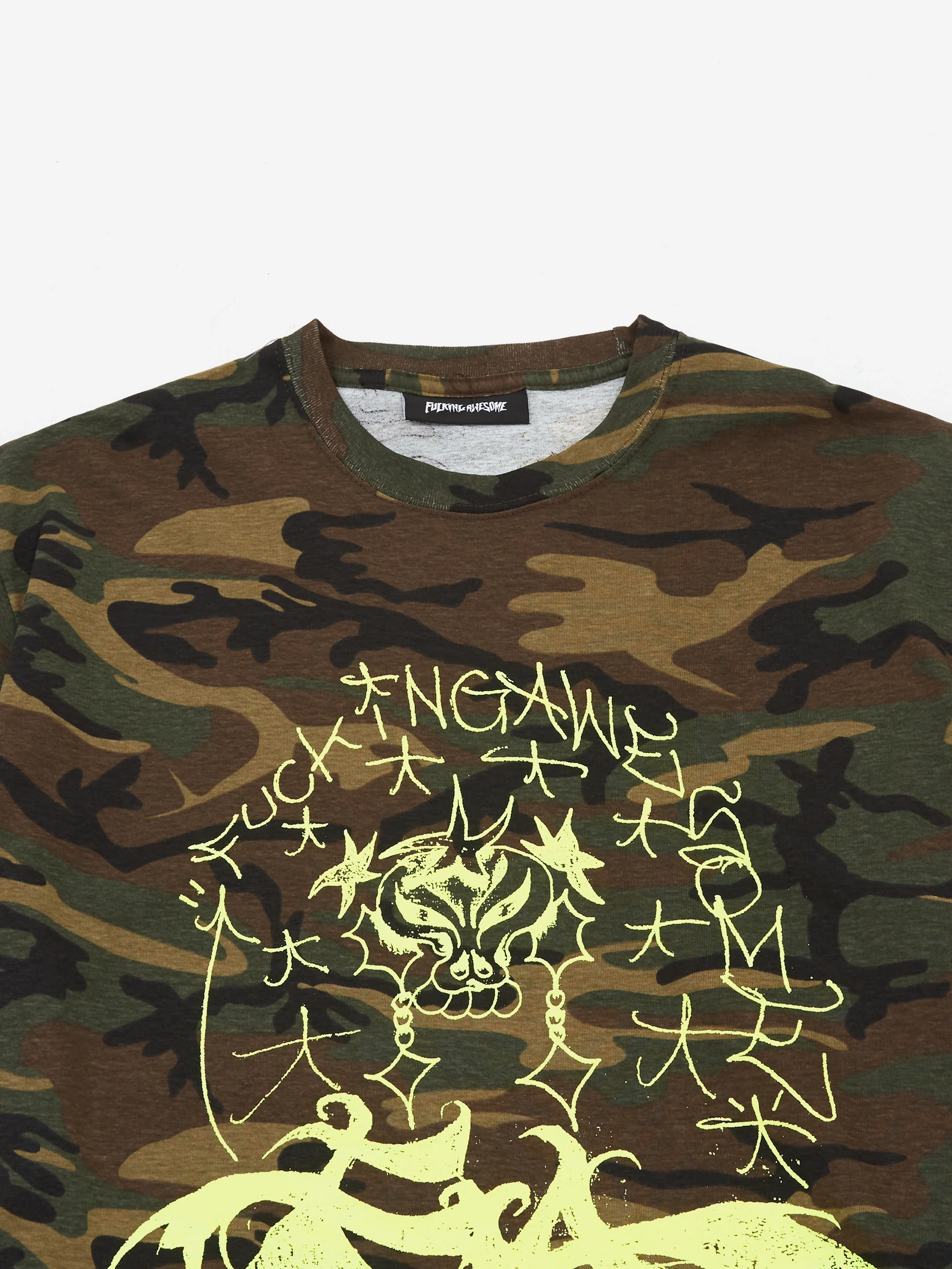 Fucking Awesome Savie T-Shirt - Camo - Image 2