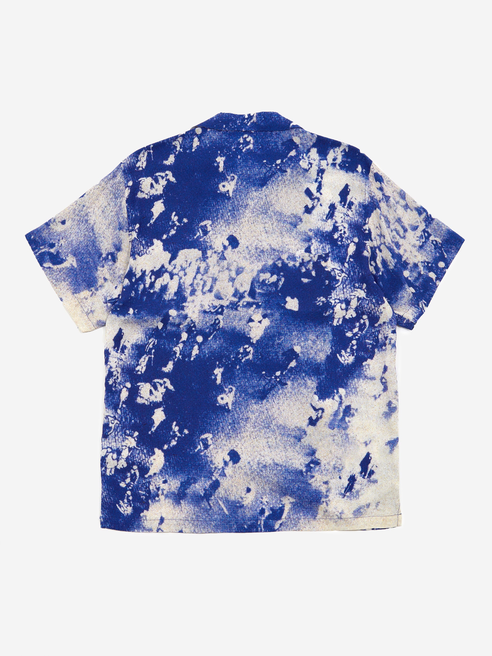 Fucking Awesome Shortsleeve Blue Crowd Club Shirt - Blue/White - Image 4