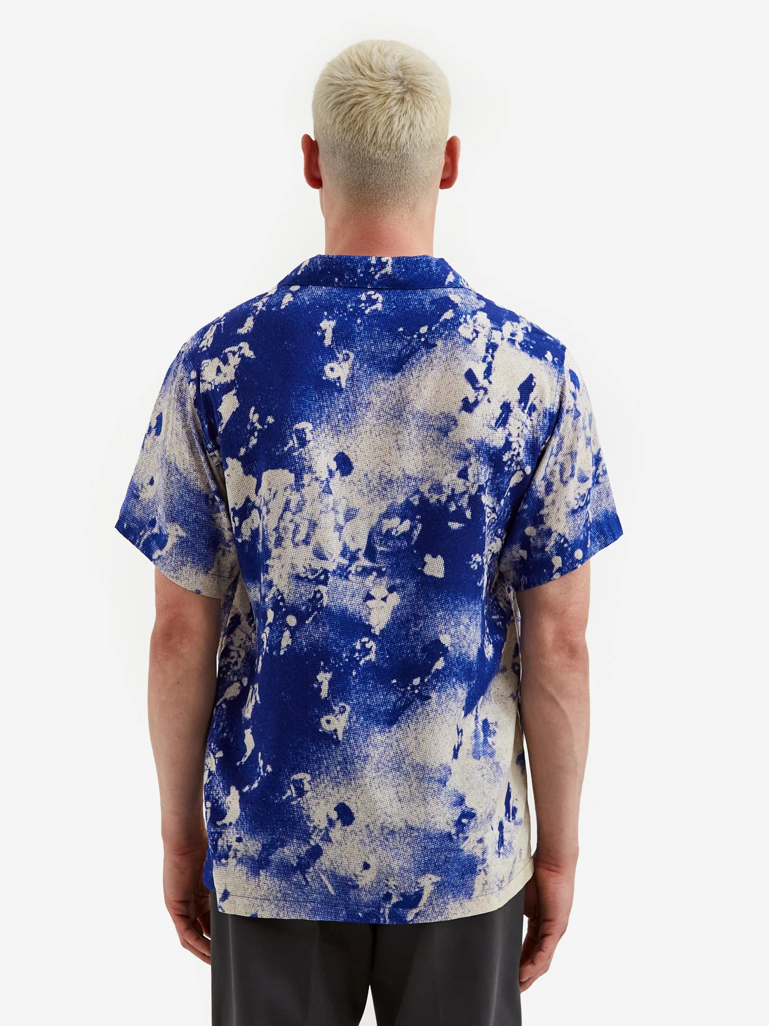 Fucking Awesome Shortsleeve Blue Crowd Club Shirt - Blue/White - Image 7