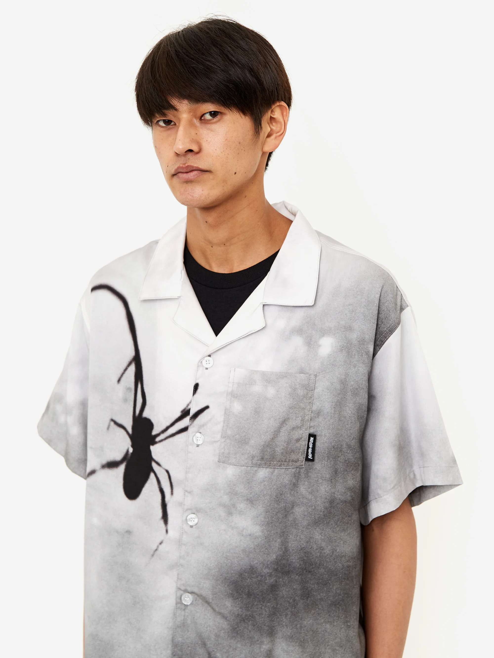 Fucking Awesome Spider Photo Club Shortsleeve Shirt - Grey - Image 6