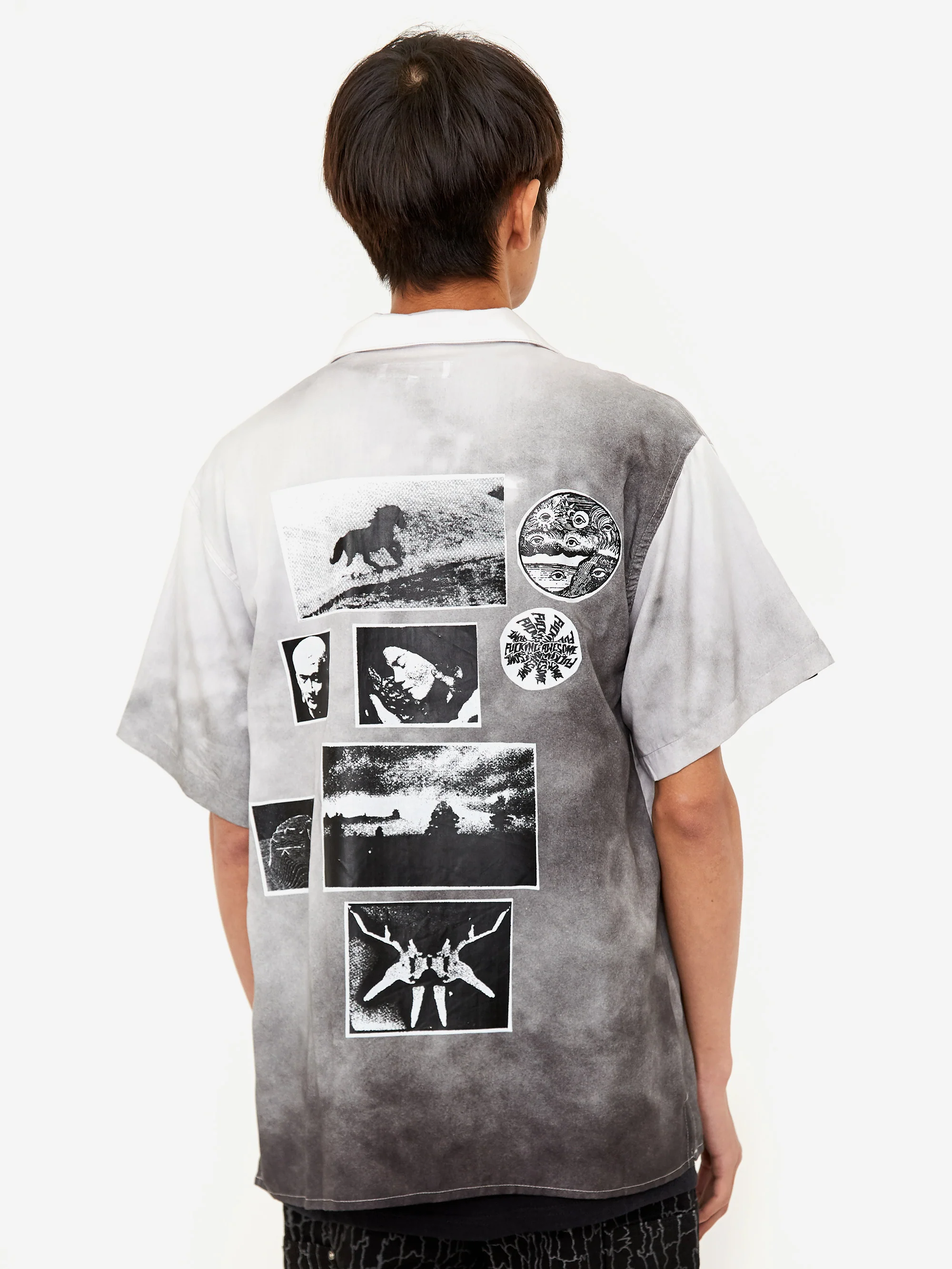 Fucking Awesome Spider Photo Club Shortsleeve Shirt - Grey - Image 8