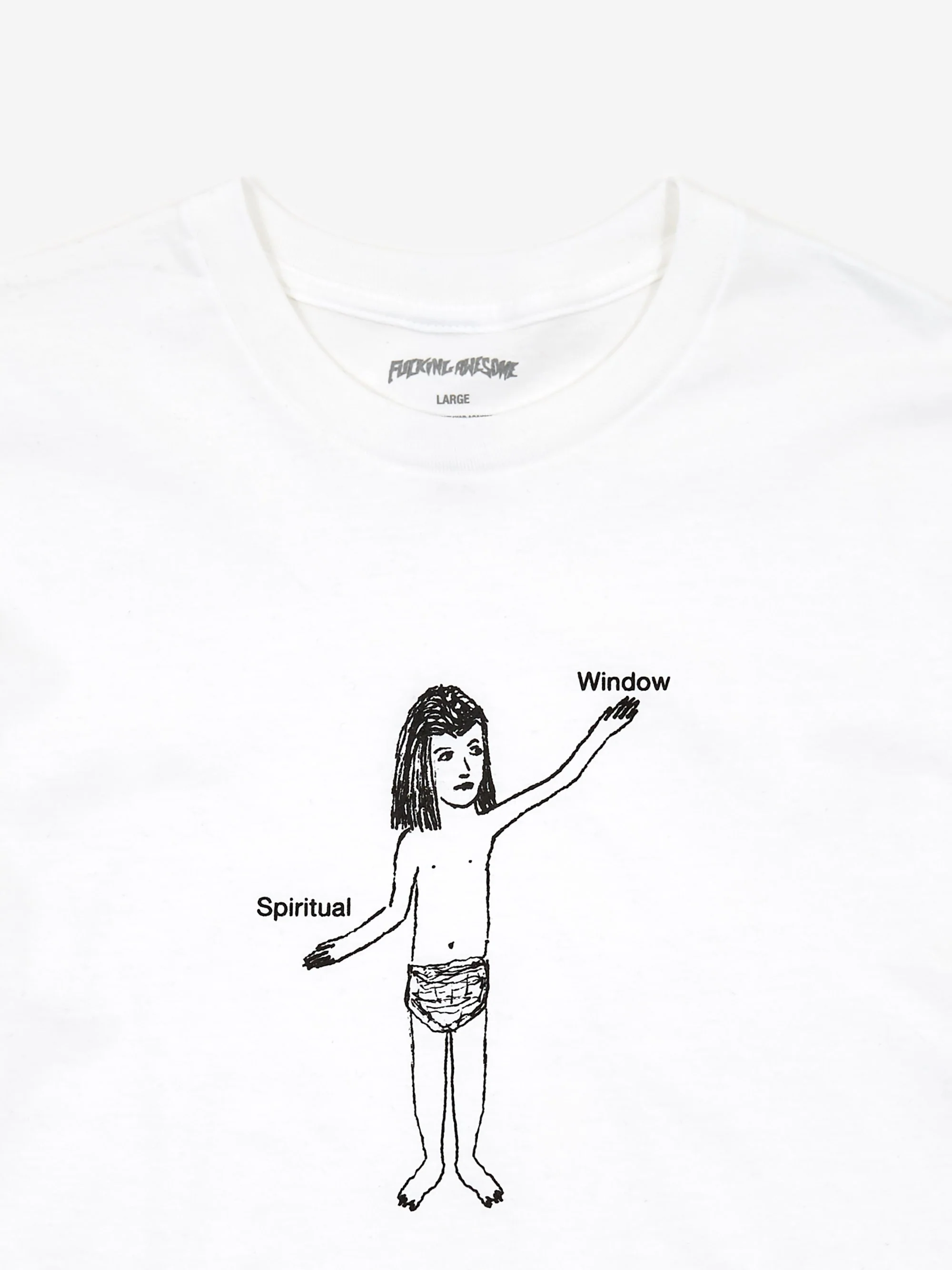 Fucking Awesome Spiritual Window Shortsleeve T-Shirt - White - Image 6