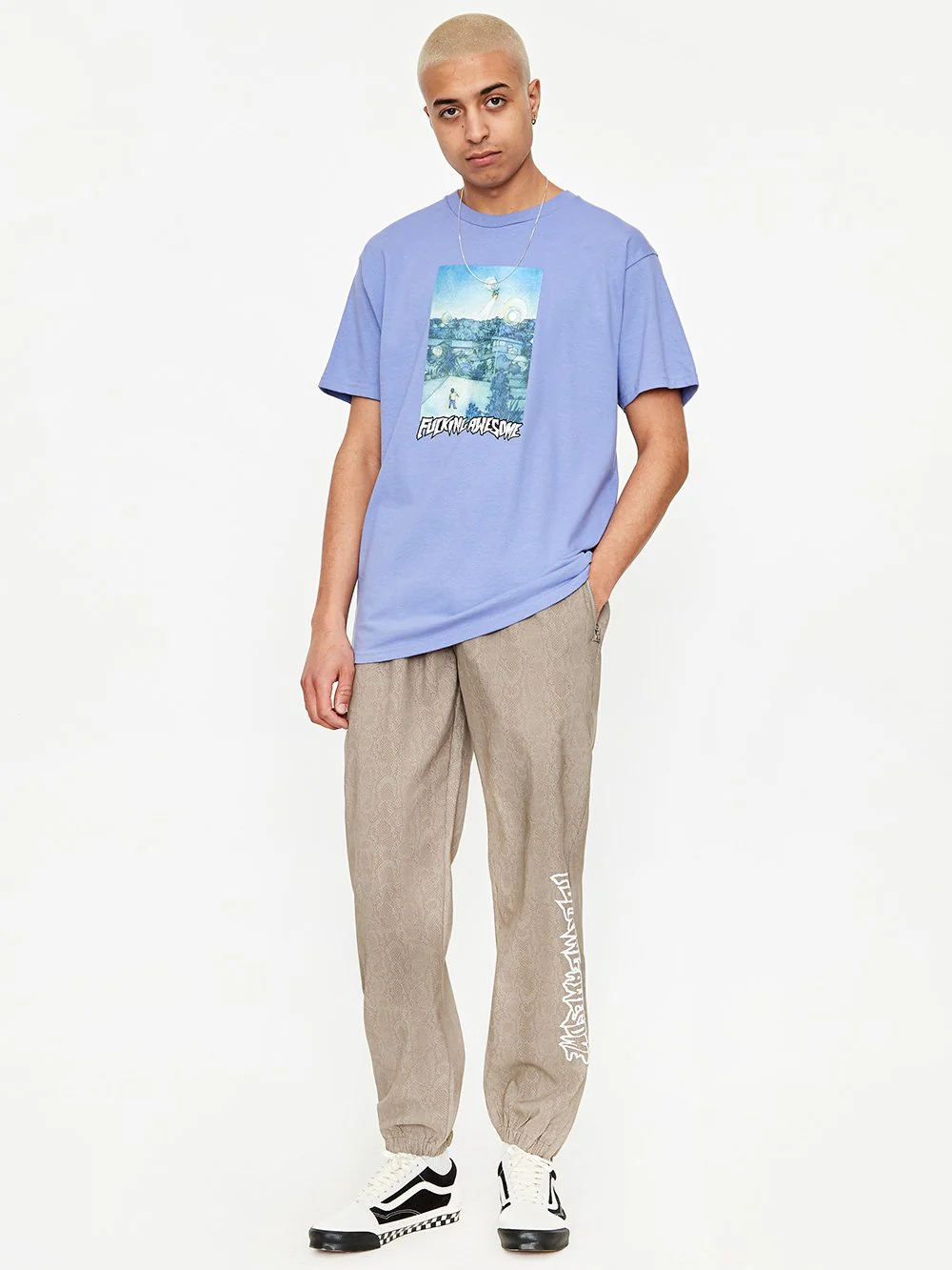 Fucking Awesome Tonal Animal Track Pant - Python - Image 8