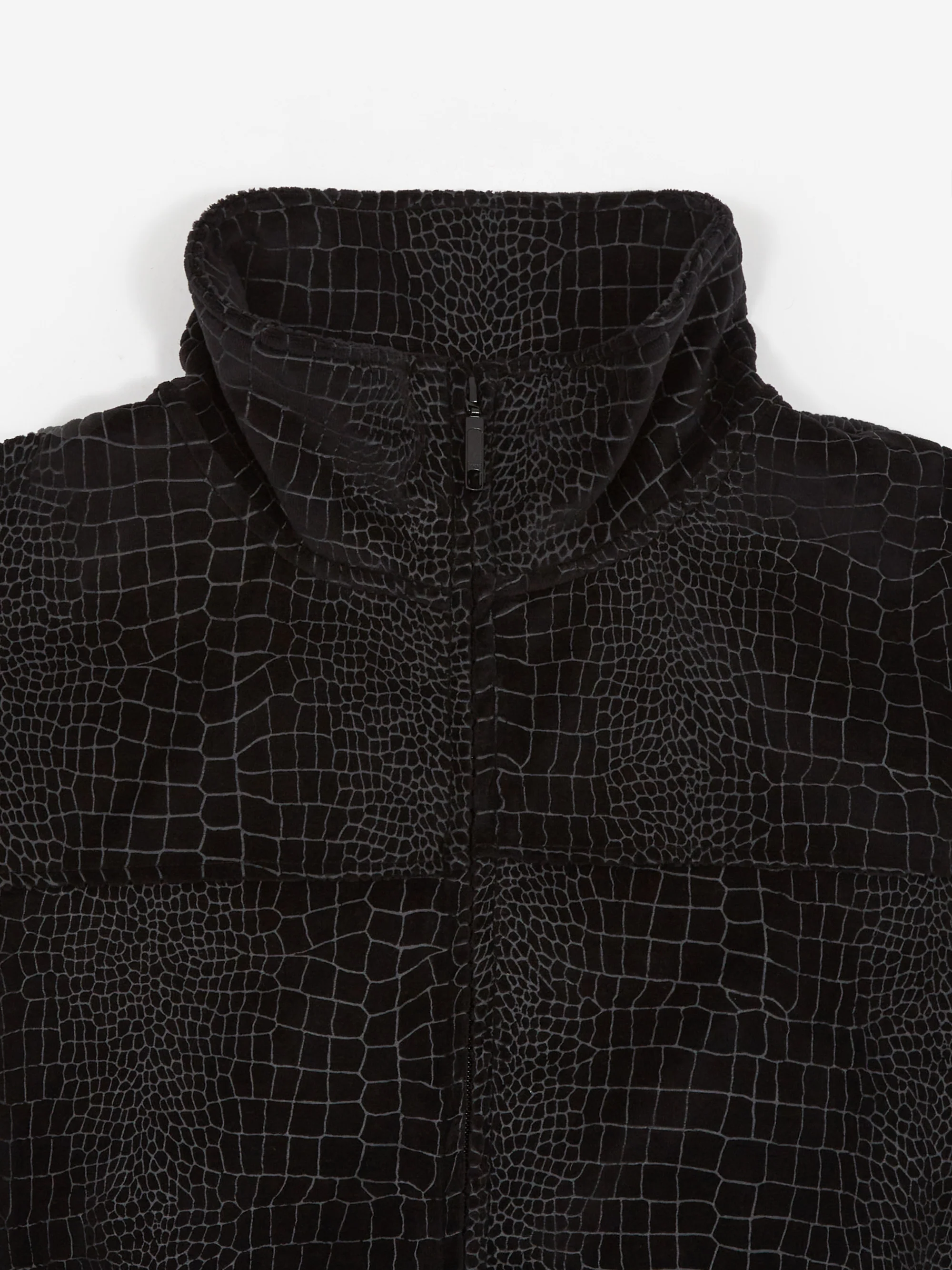 Fucking Awesome Velour Croc Track Jacket - Black - Image 3