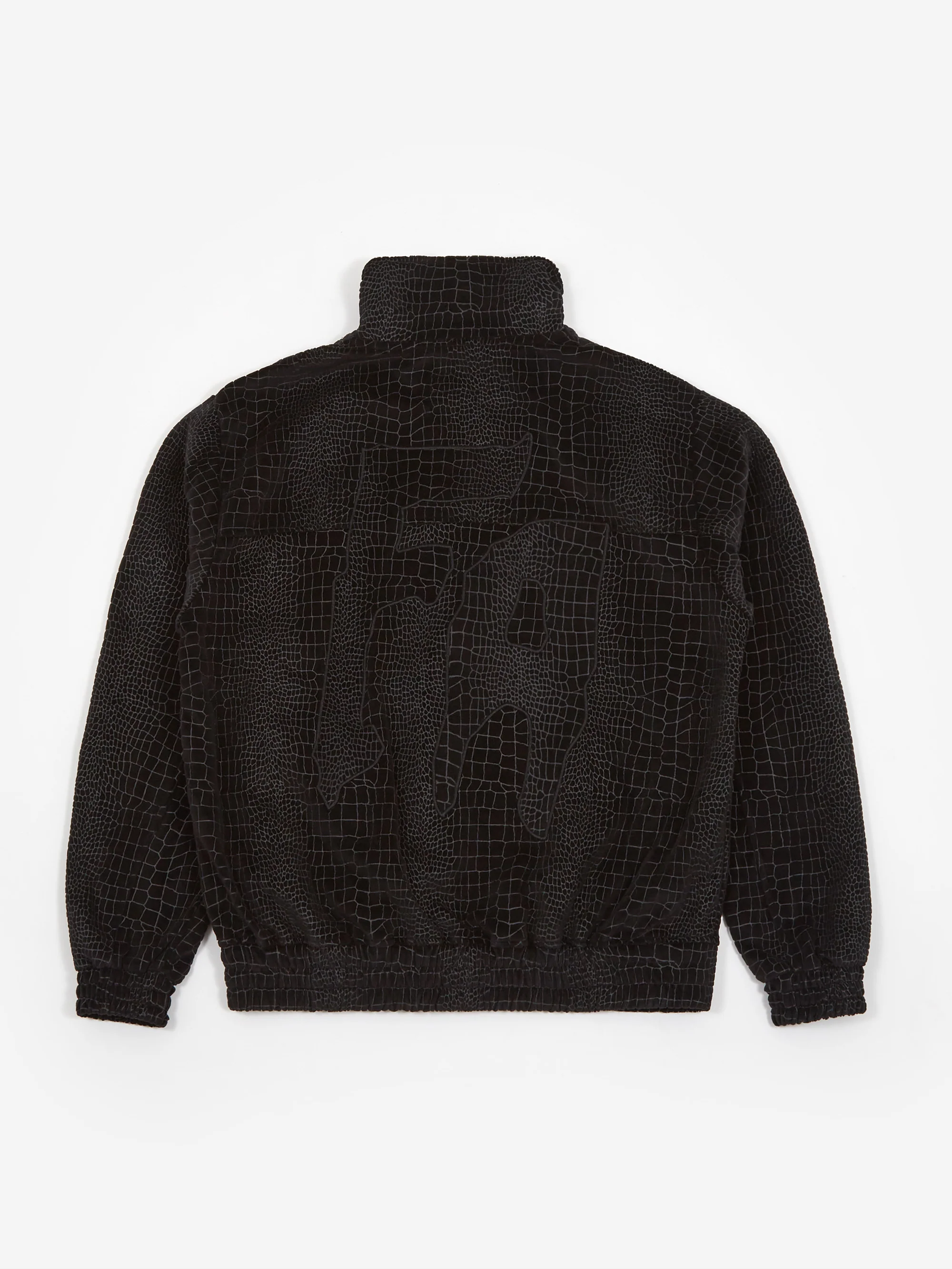 Fucking Awesome Velour Croc Track Jacket - Black - Image 6