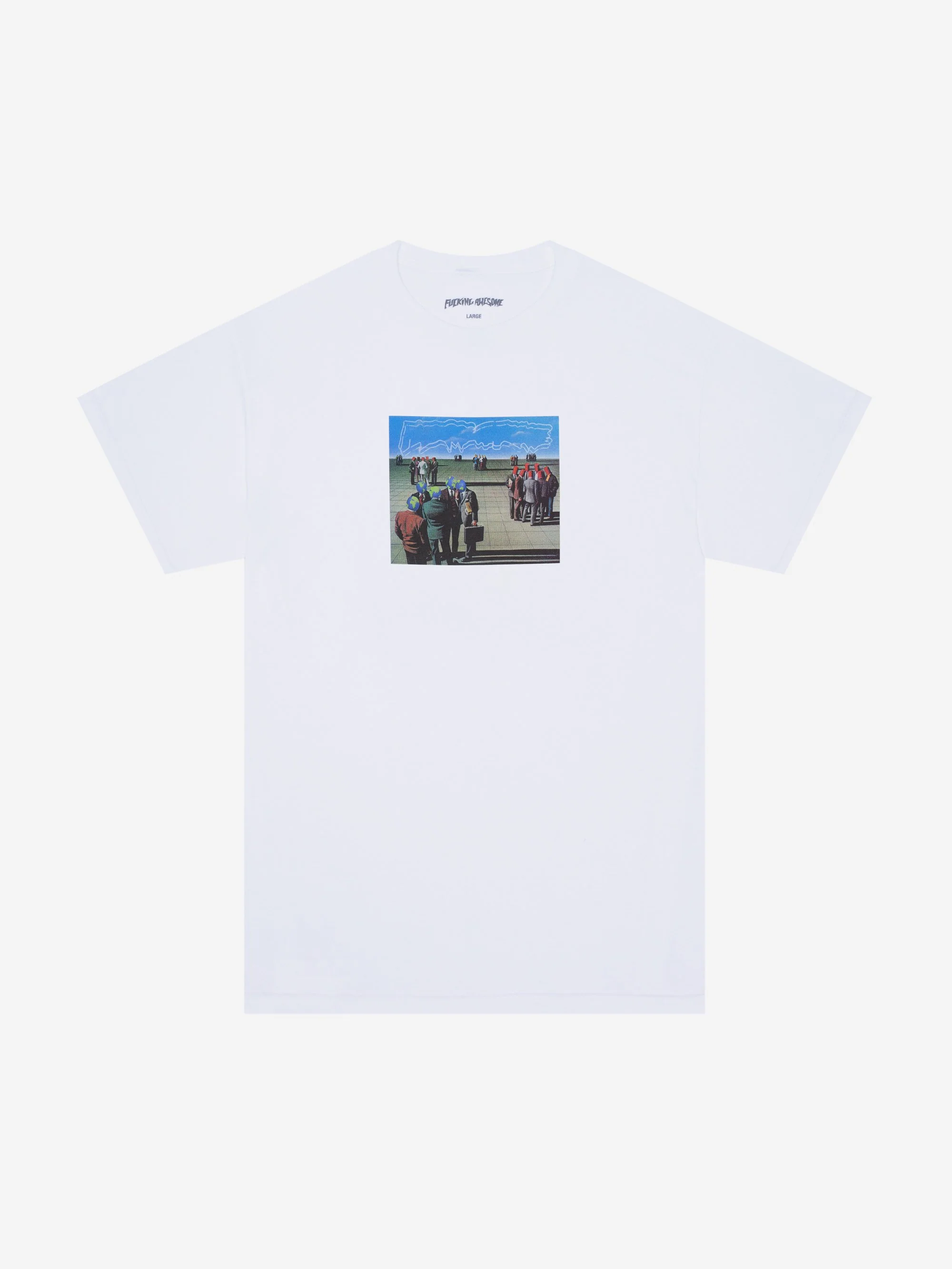 Fucking Awesome World Inc Shortsleeve T-Shirt - White - Image 2