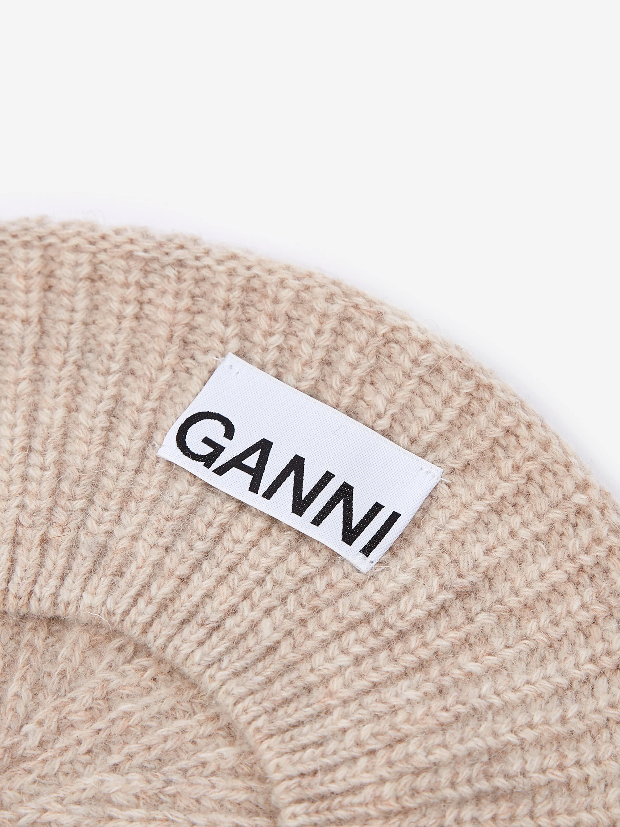 Ganni Beret - Brazilian Sand - Image 5
