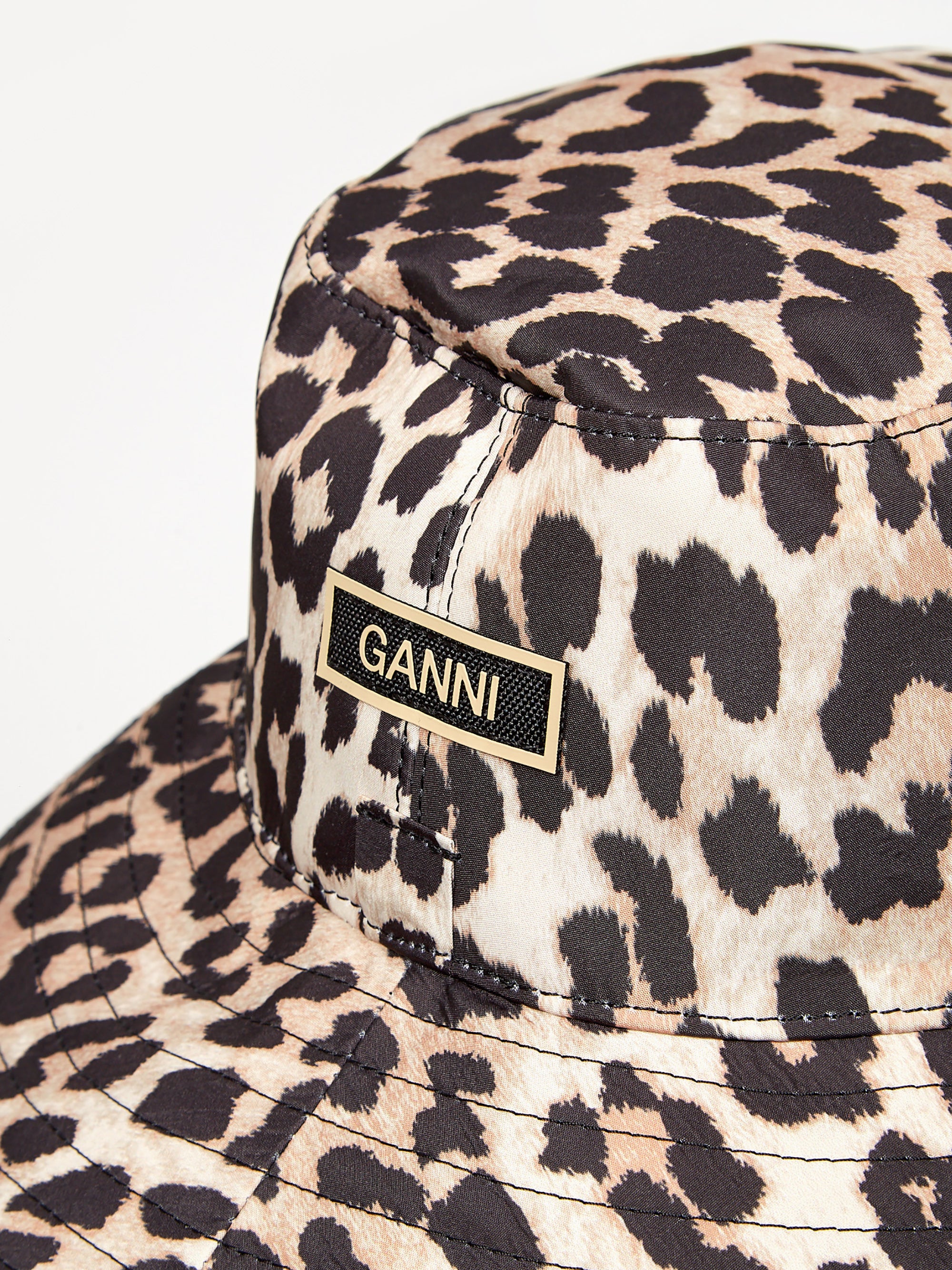 Ganni Bucket Hat - Leopard - Image 3