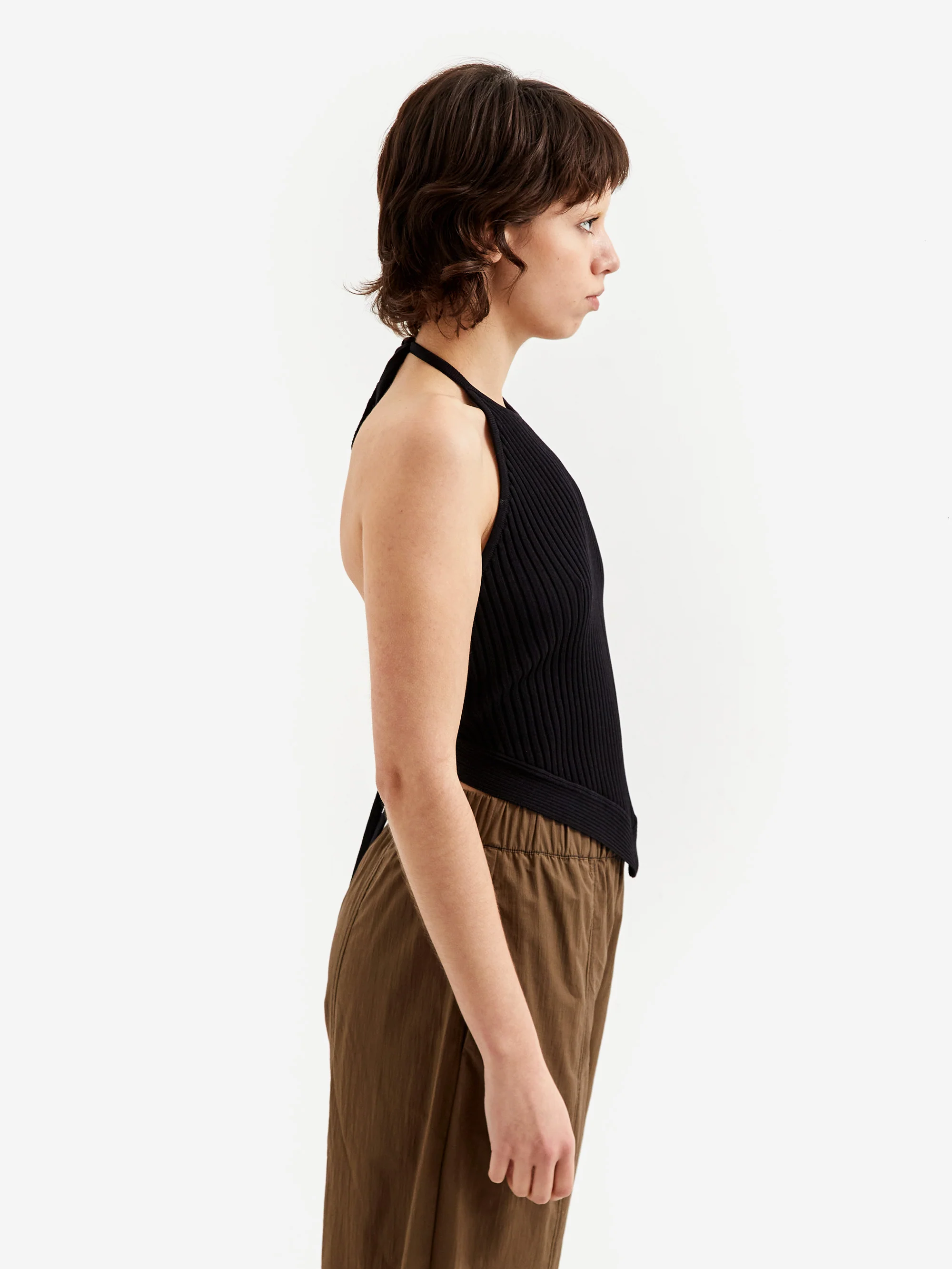 Ganni Knit Halterneck Top - Black - Image 2