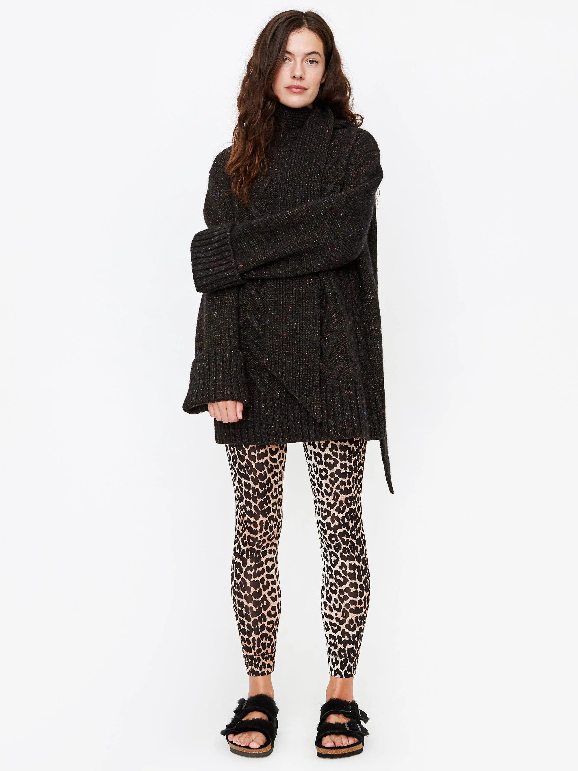 Ganni Leopard Legging - Leopard - Image 3