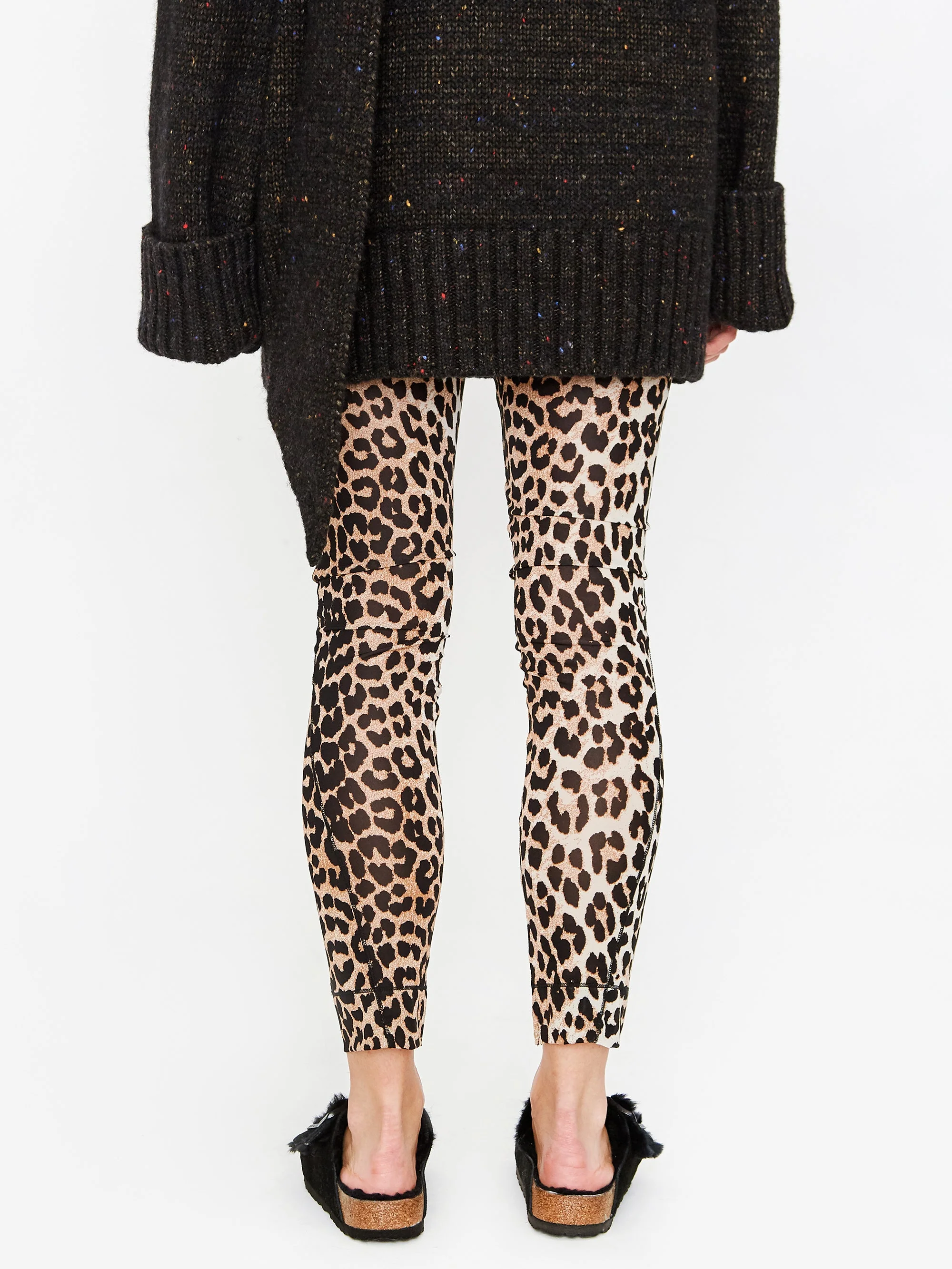 Ganni Leopard Legging - Leopard - Image 7