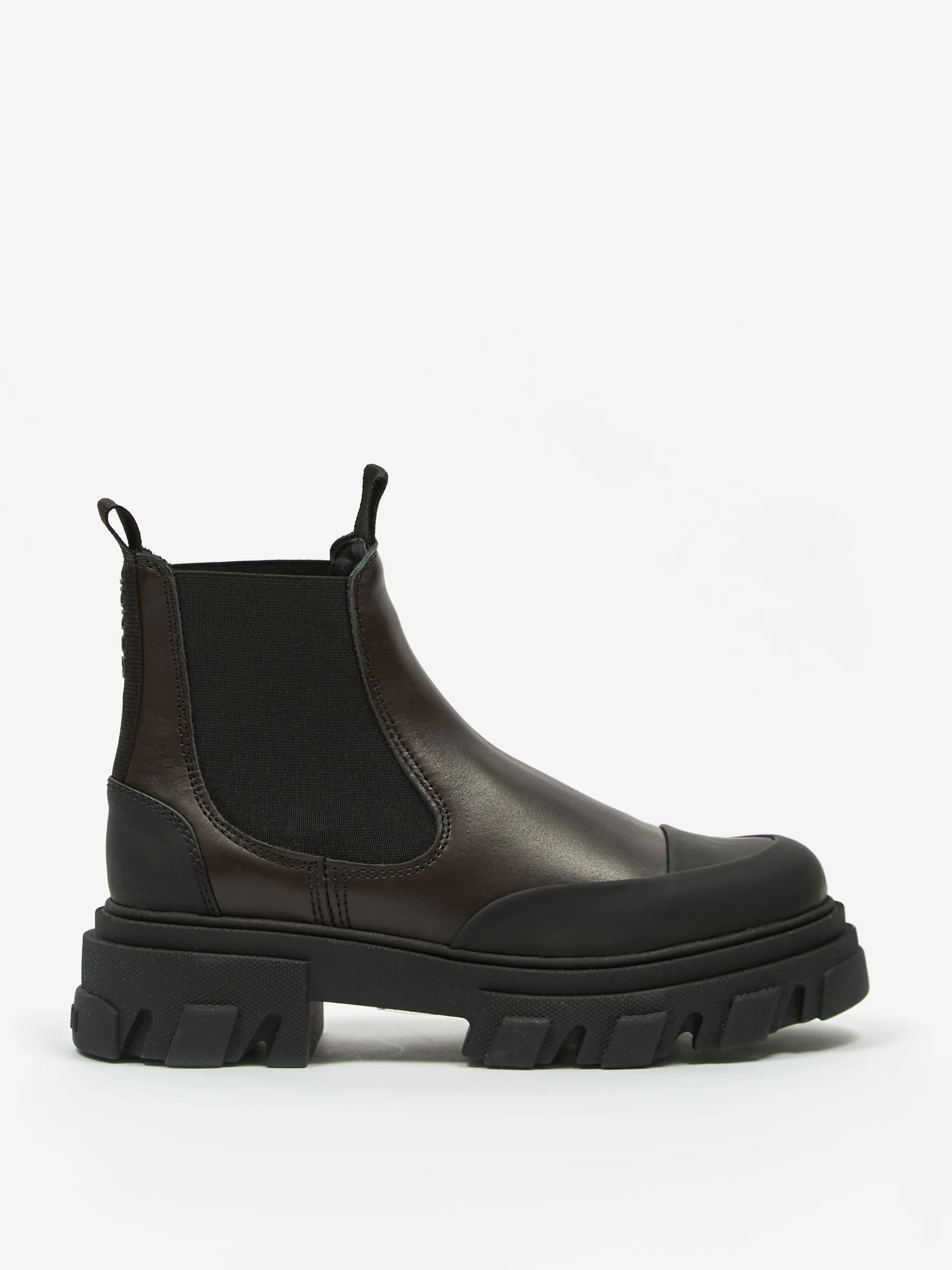 Ganni Low Chelsea Boot - Mole - Image 2