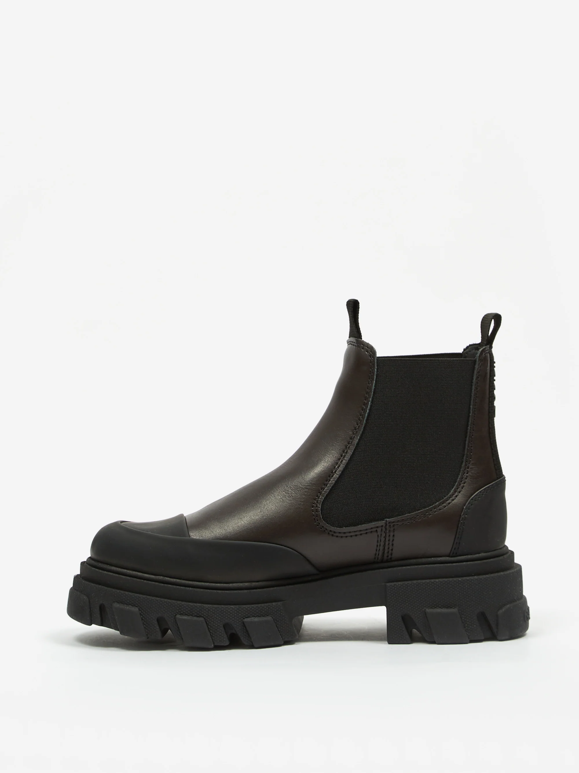 Ganni Low Chelsea Boot - Mole - Image 4