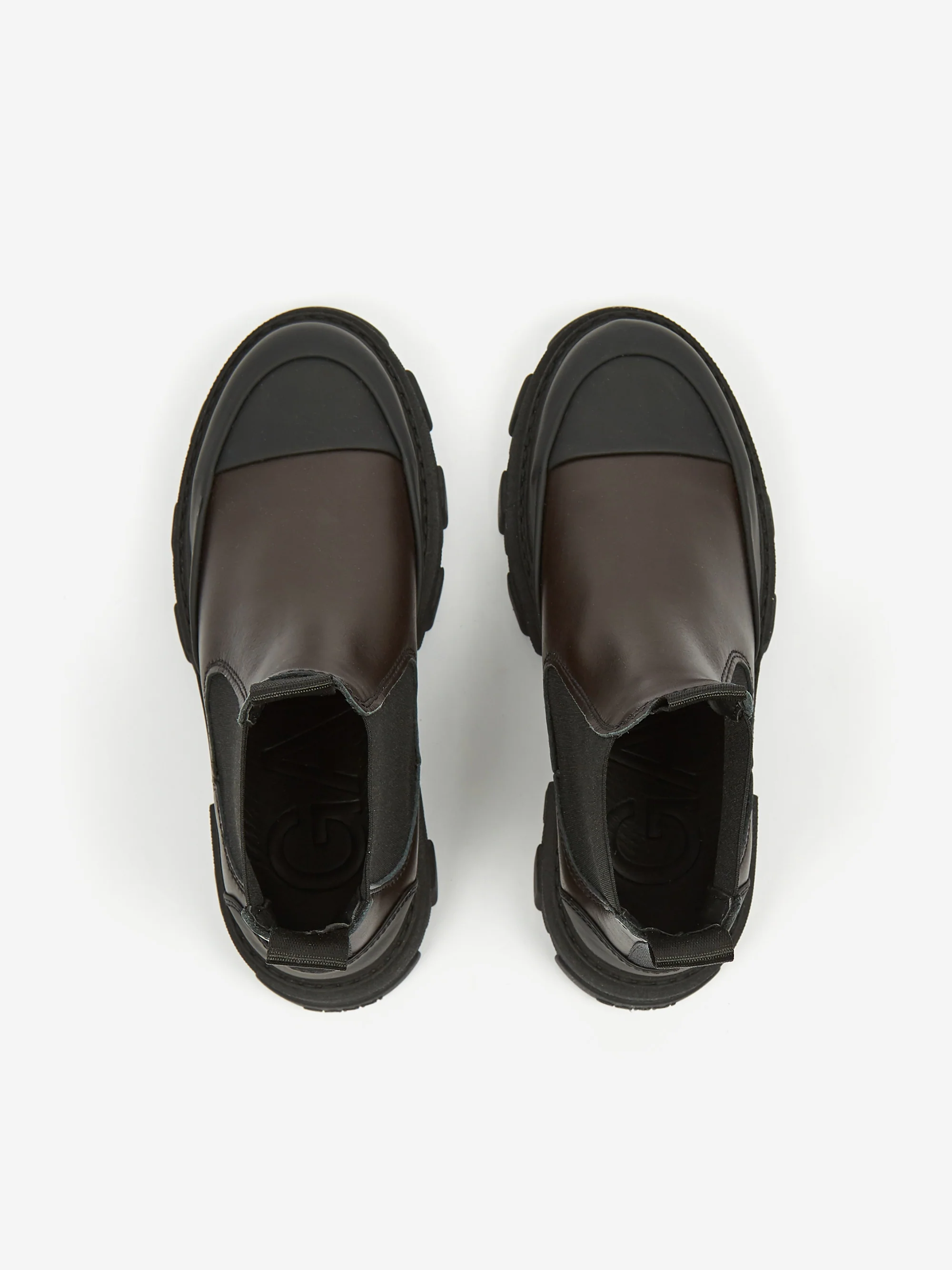 Ganni Low Chelsea Boot - Mole - Image 7