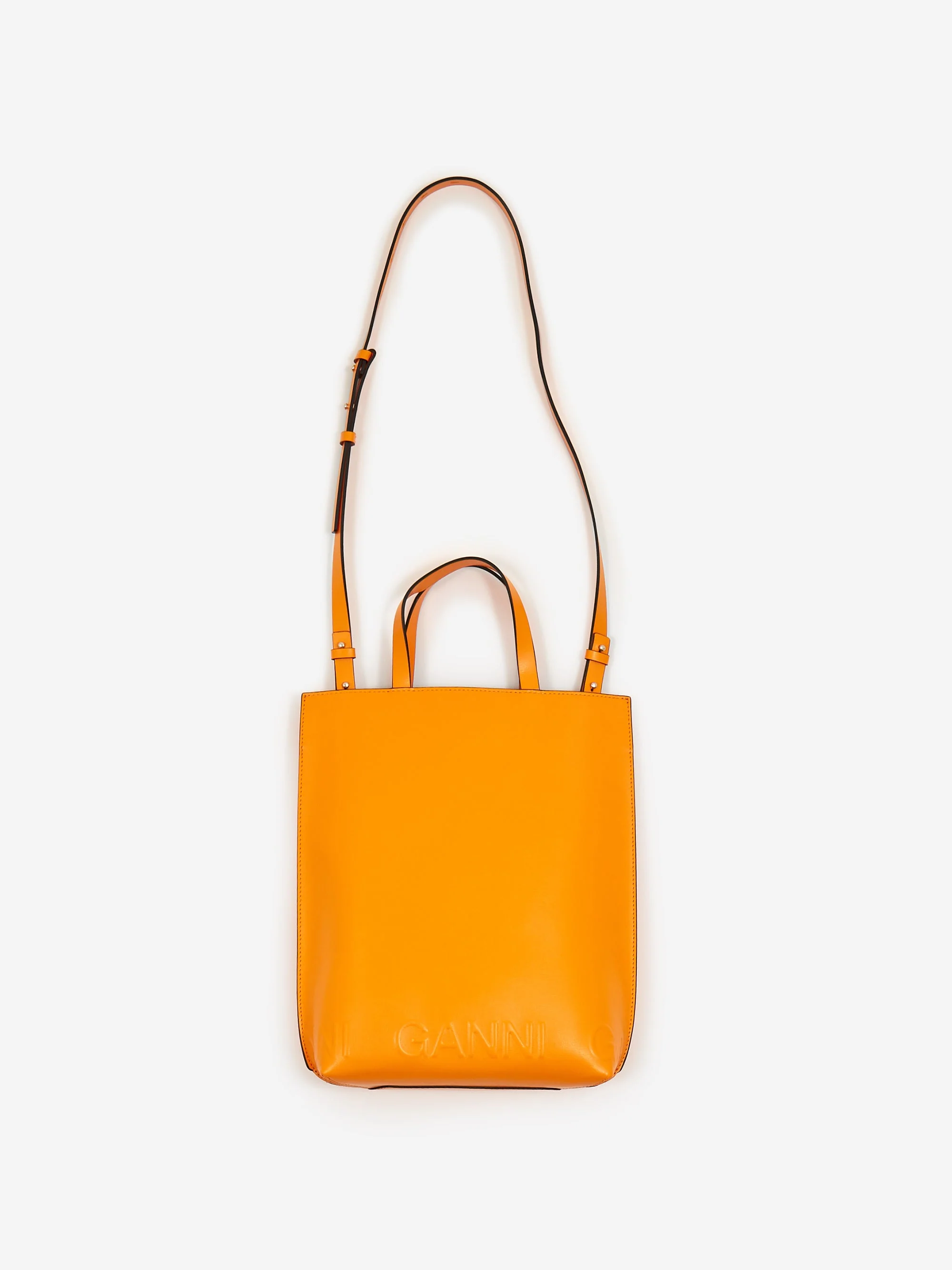 Ganni Medium Tote Bag - Bright Marigold