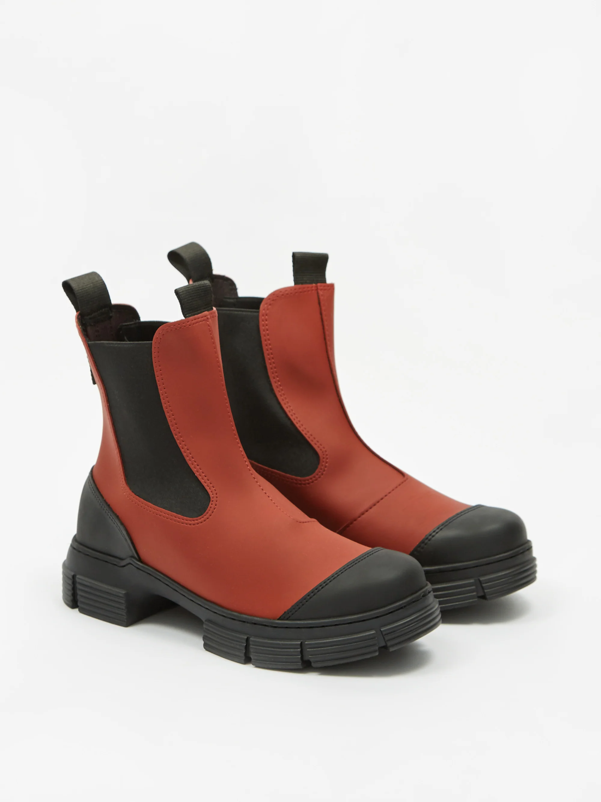 Ganni Recycled Boot - Madder Brown - Image 6