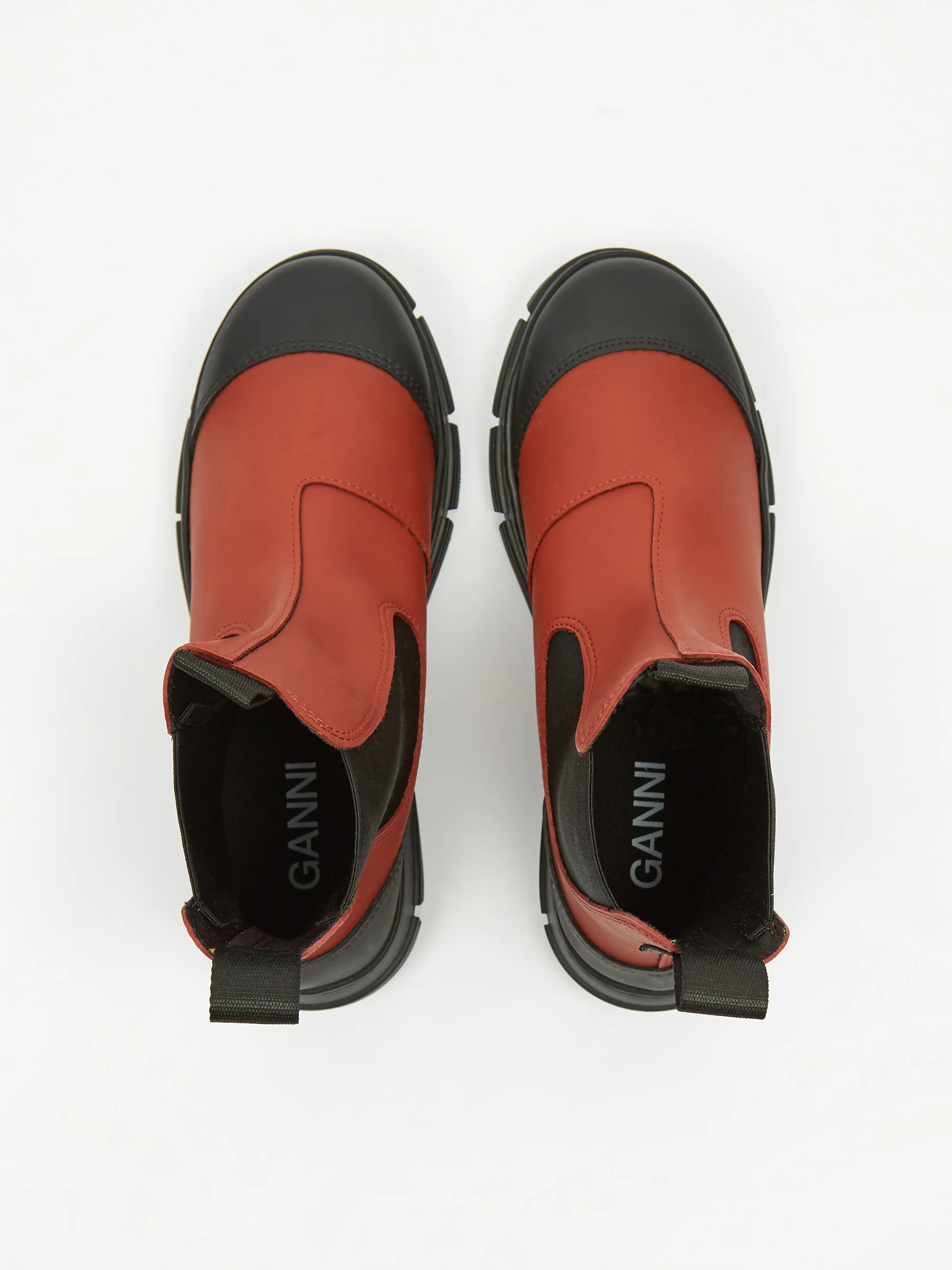Ganni Recycled Boot - Madder Brown - Image 7