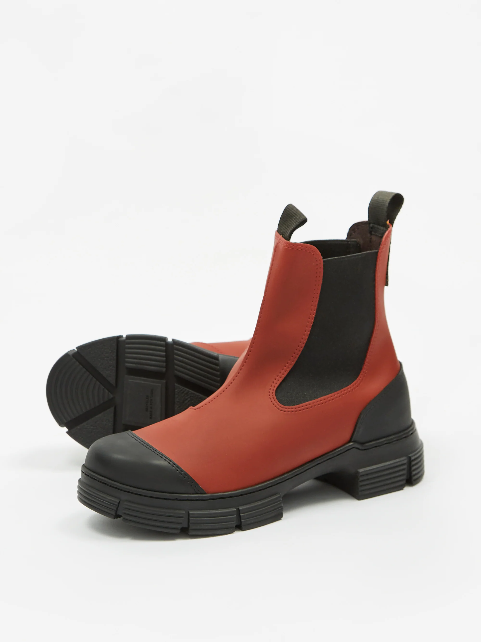 Ganni Recycled Boot - Madder Brown - Image 8