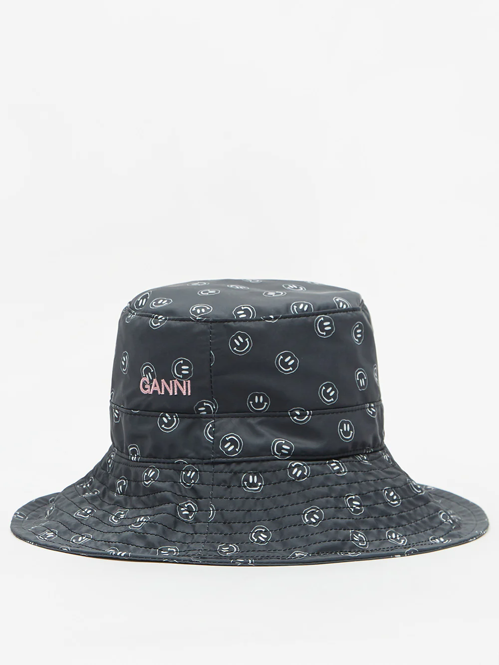 Ganni Recycled Tech Fabric Bucket Hat - Phantom - Image 4