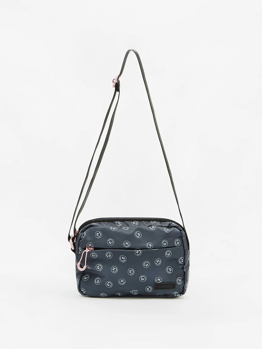 Ganni Recycled Tech Fabric Crossbody Bag - Phantom - Image 2