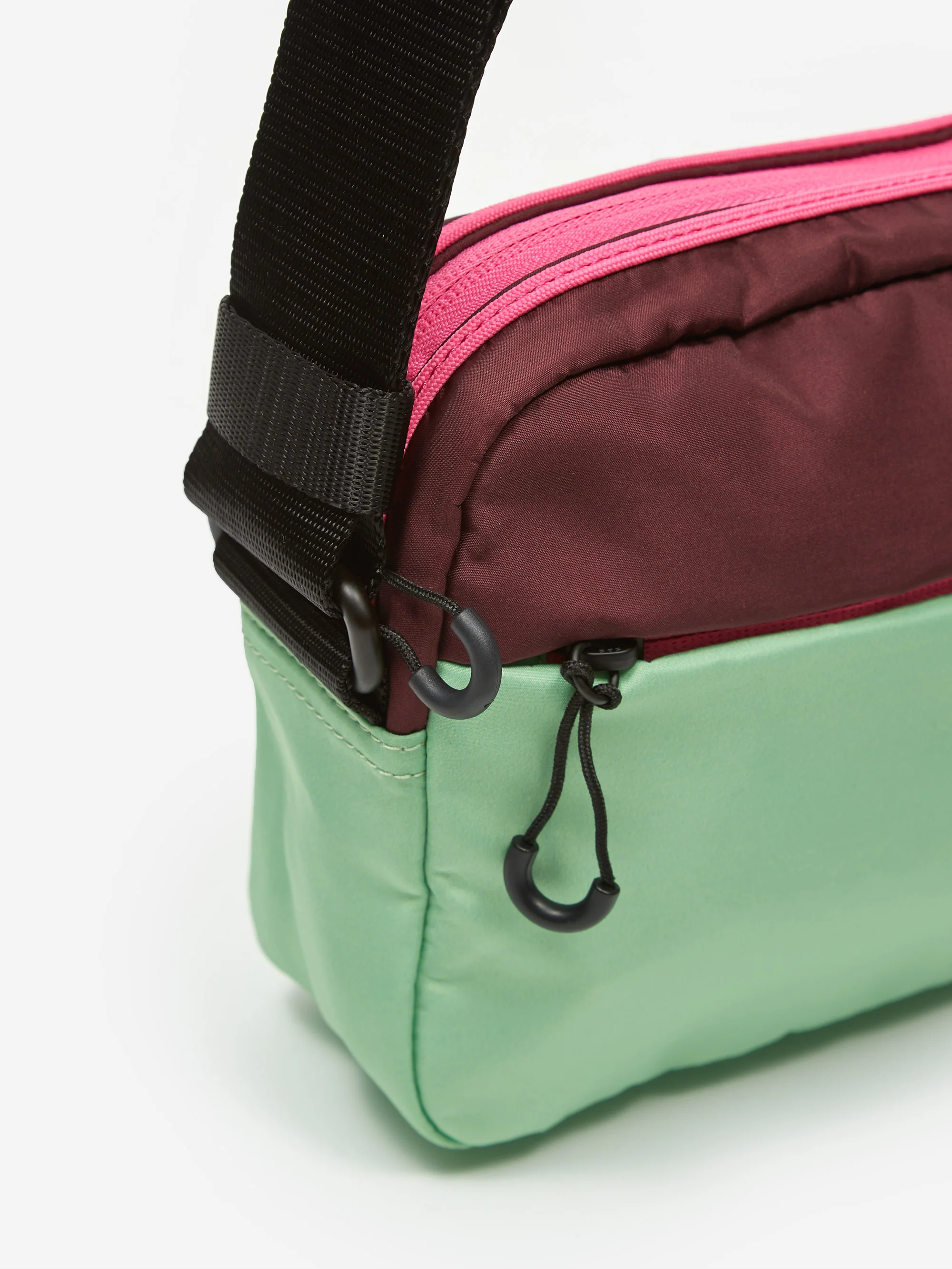 Ganni Recycled Tech Festival Bag - Burgundy - Image 3