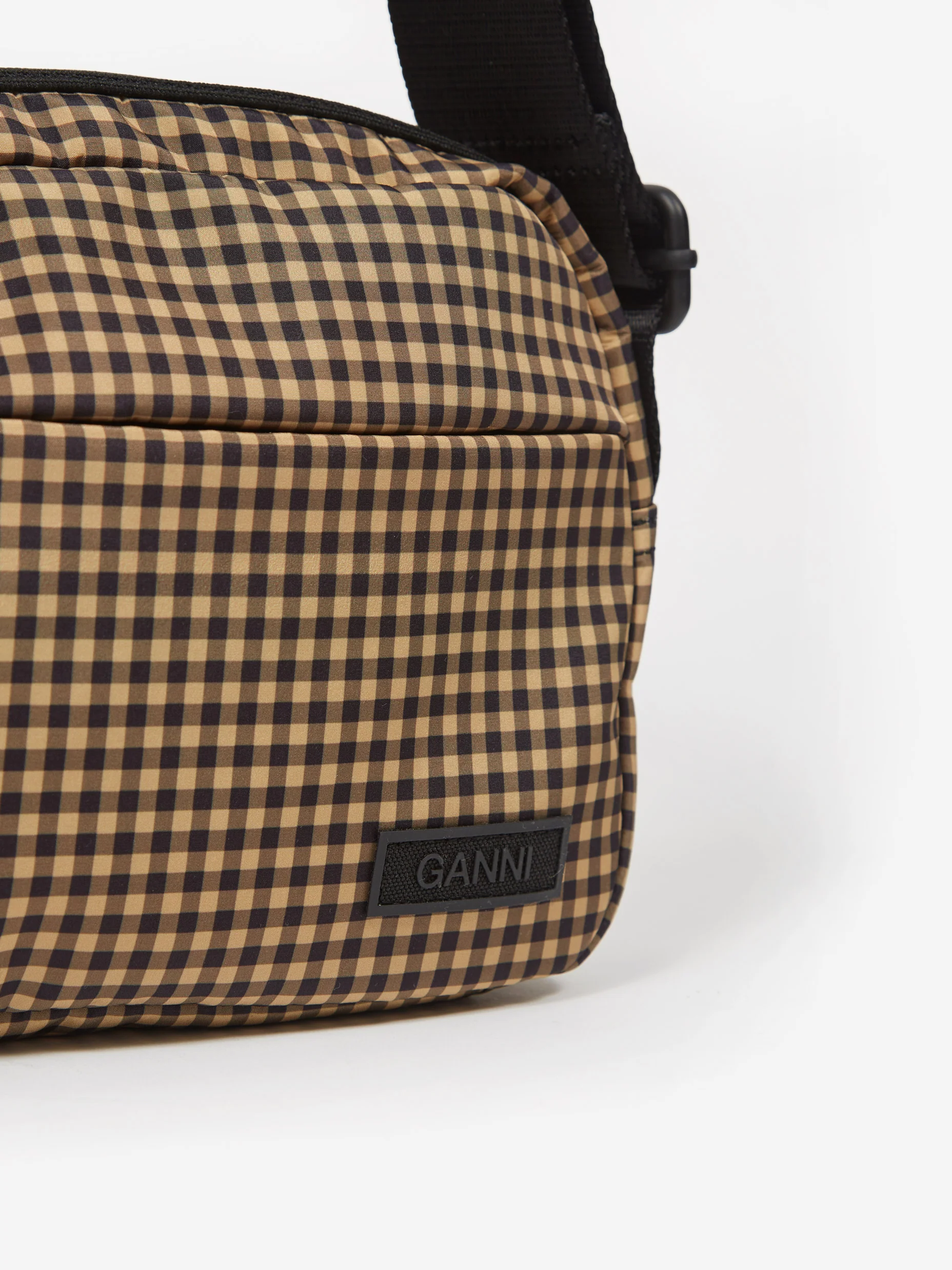 Ganni Recycled Tech Festival Bag - Gingham Starfish - Image 2
