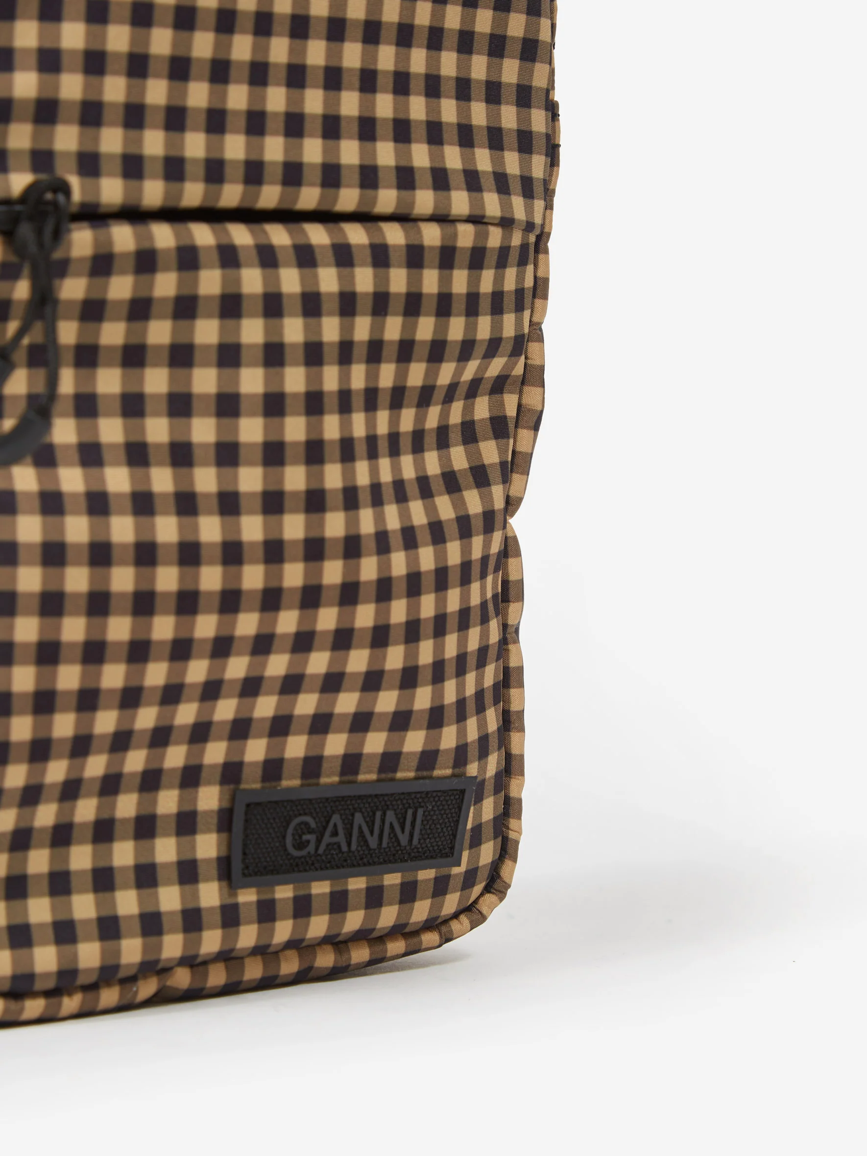 Ganni Recycled Tech Festival Bag - Gingham Starfish - Image 3