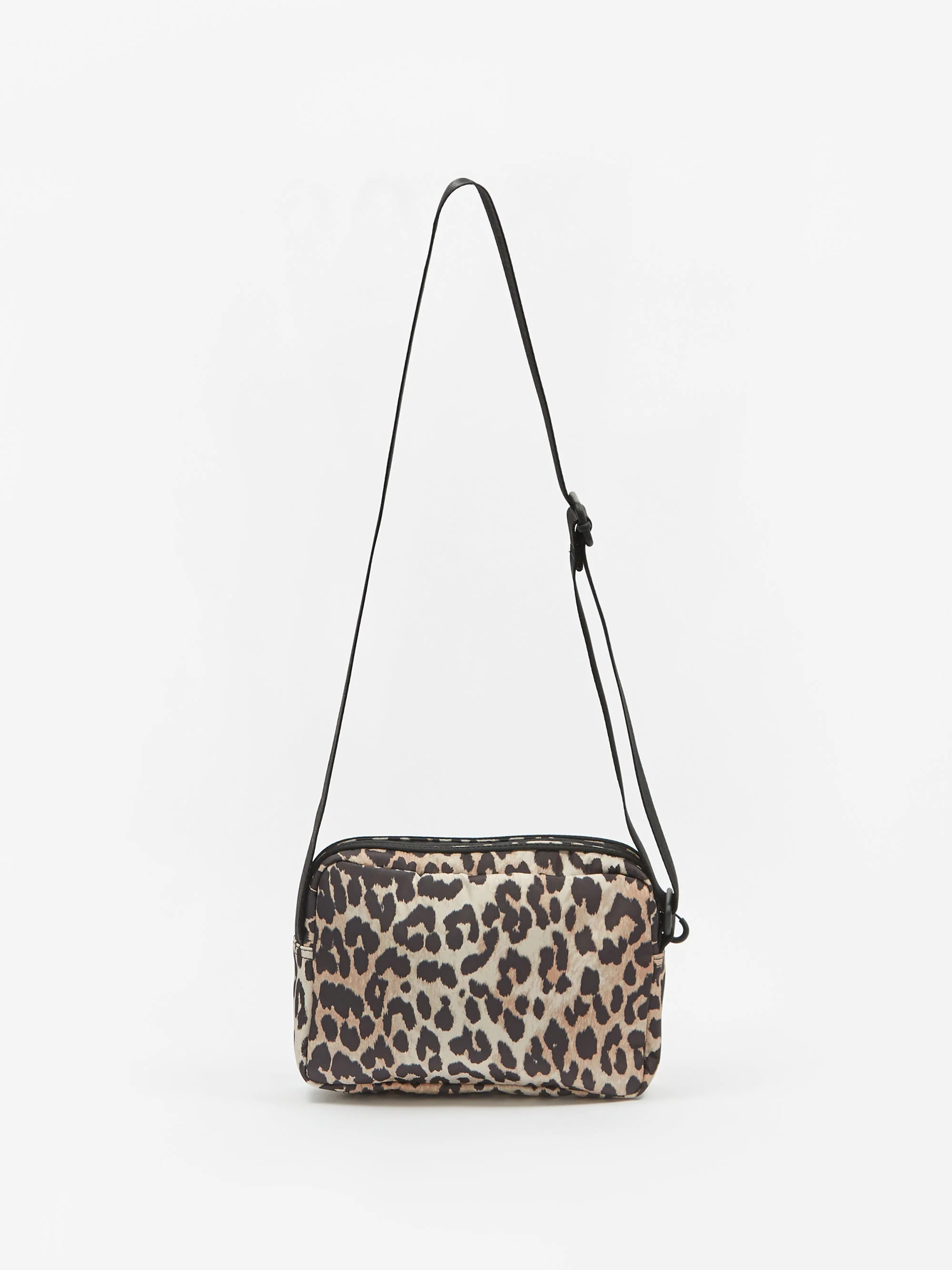 Ganni Recycled Tech Festival Bag - Leopard - Image 6