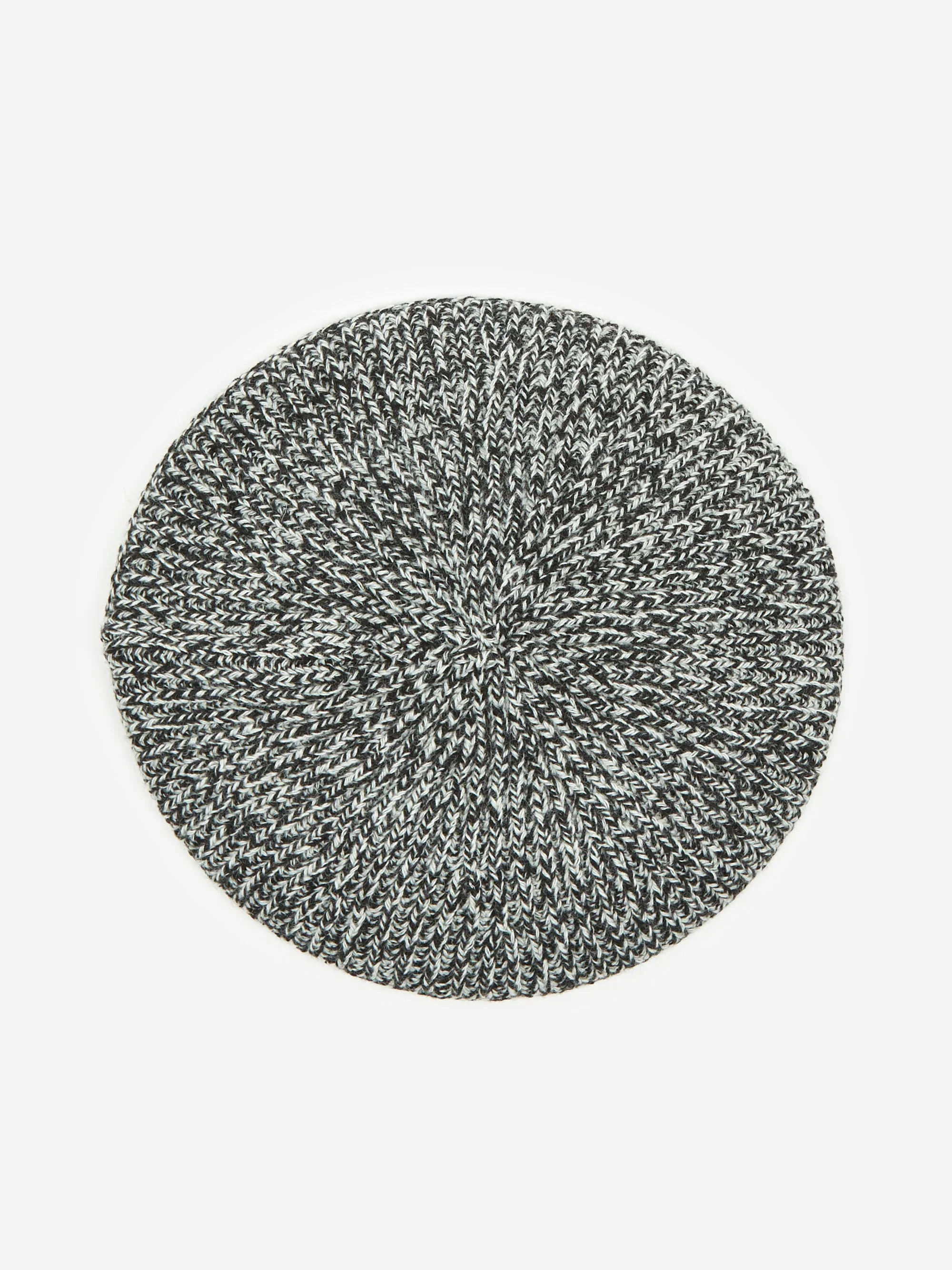 Ganni Rib Knit Beret - Egret