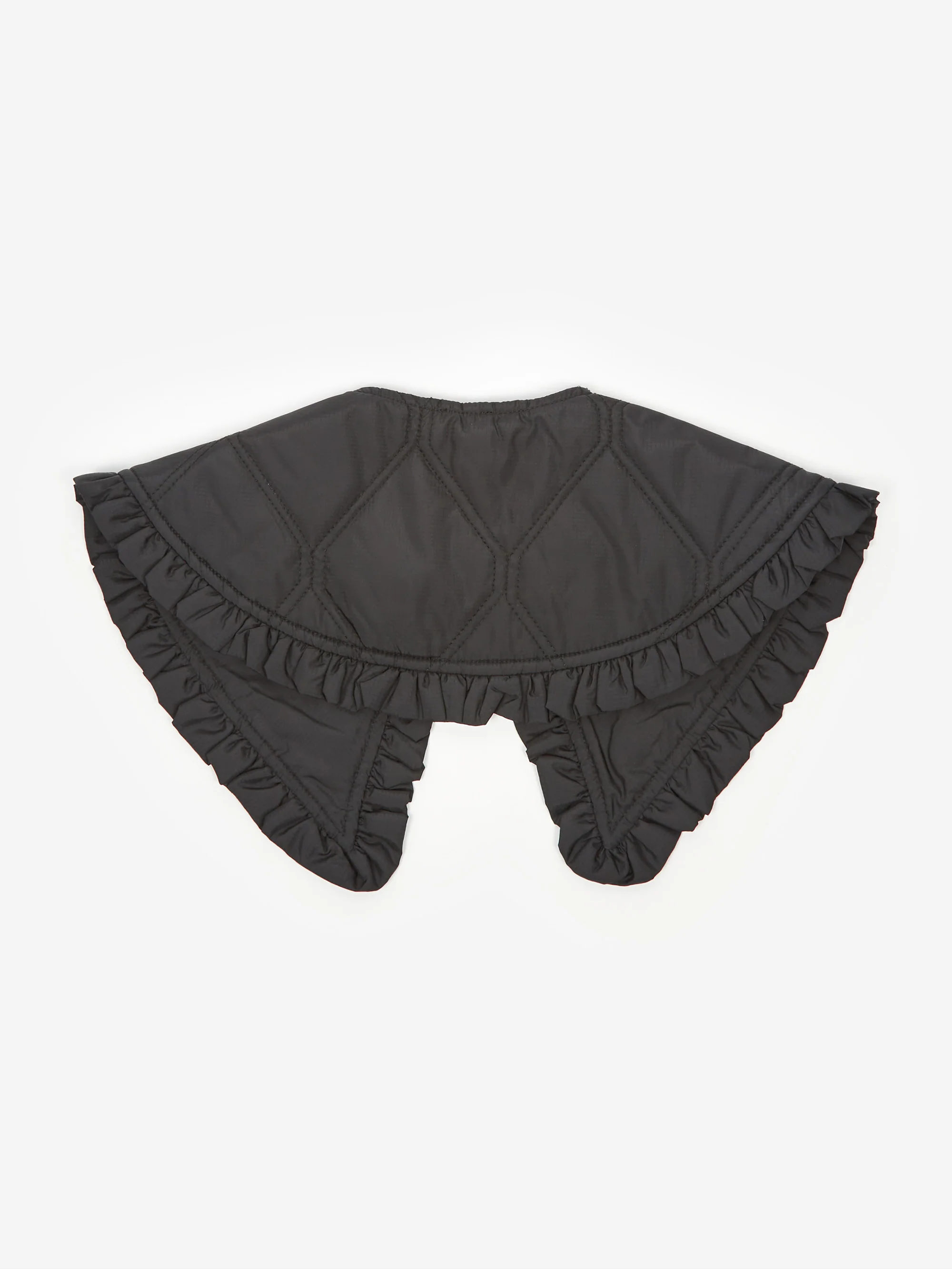 Ganni Ripstop Quilt Collar - Black - Image 4