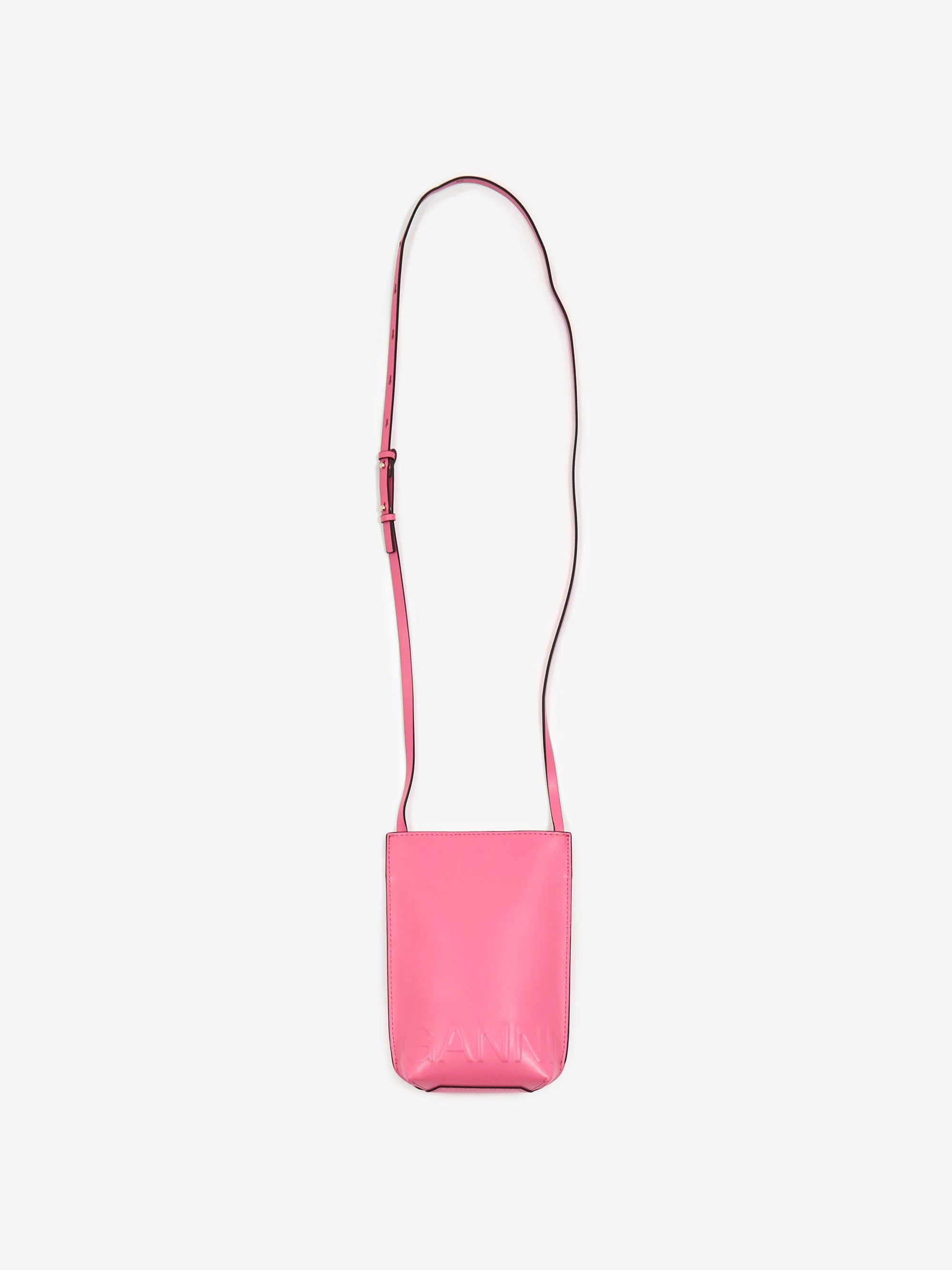 Ganni Small Crossbody Bag - Carmine Rose