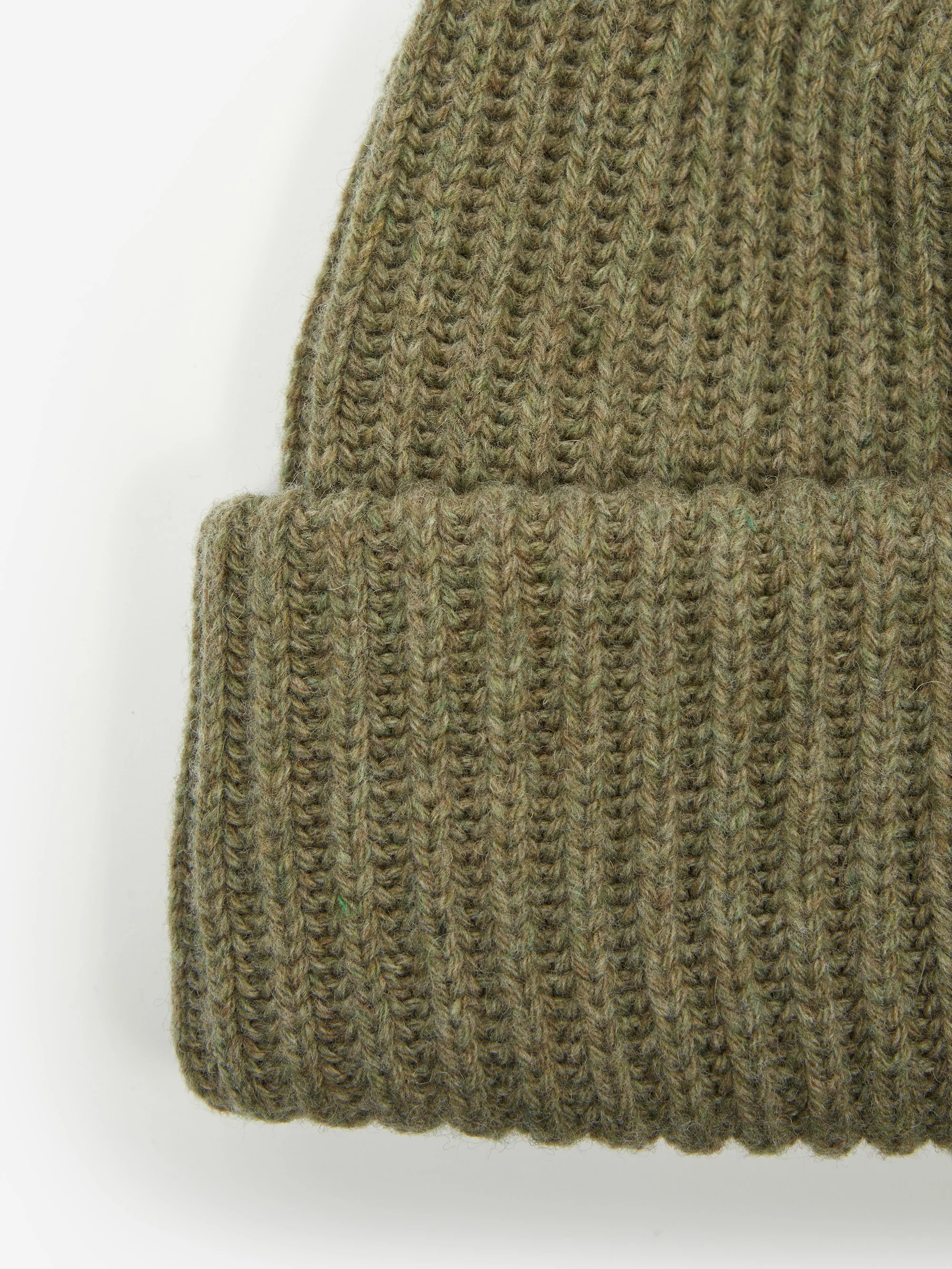 Ganni Structured Rib Beanie - Dusty Olive - Image 3