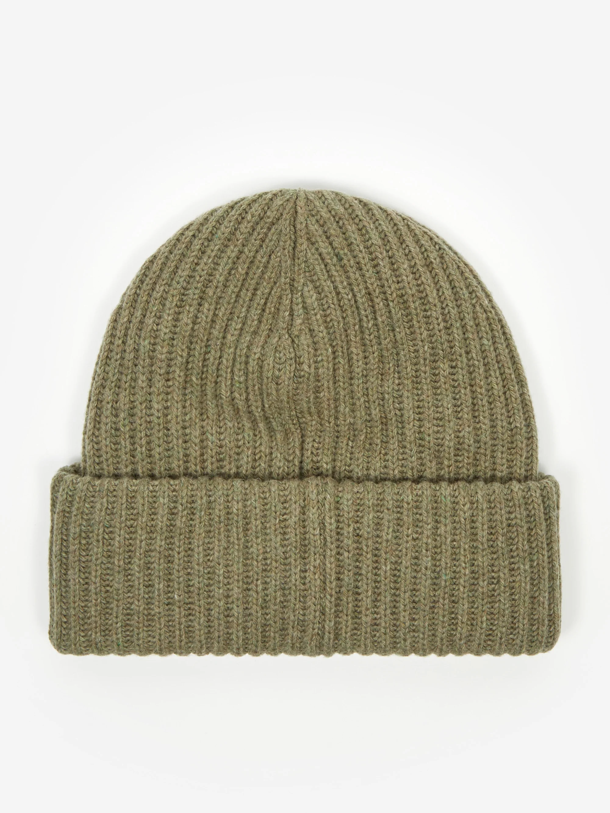Ganni Structured Rib Beanie - Dusty Olive - Image 4
