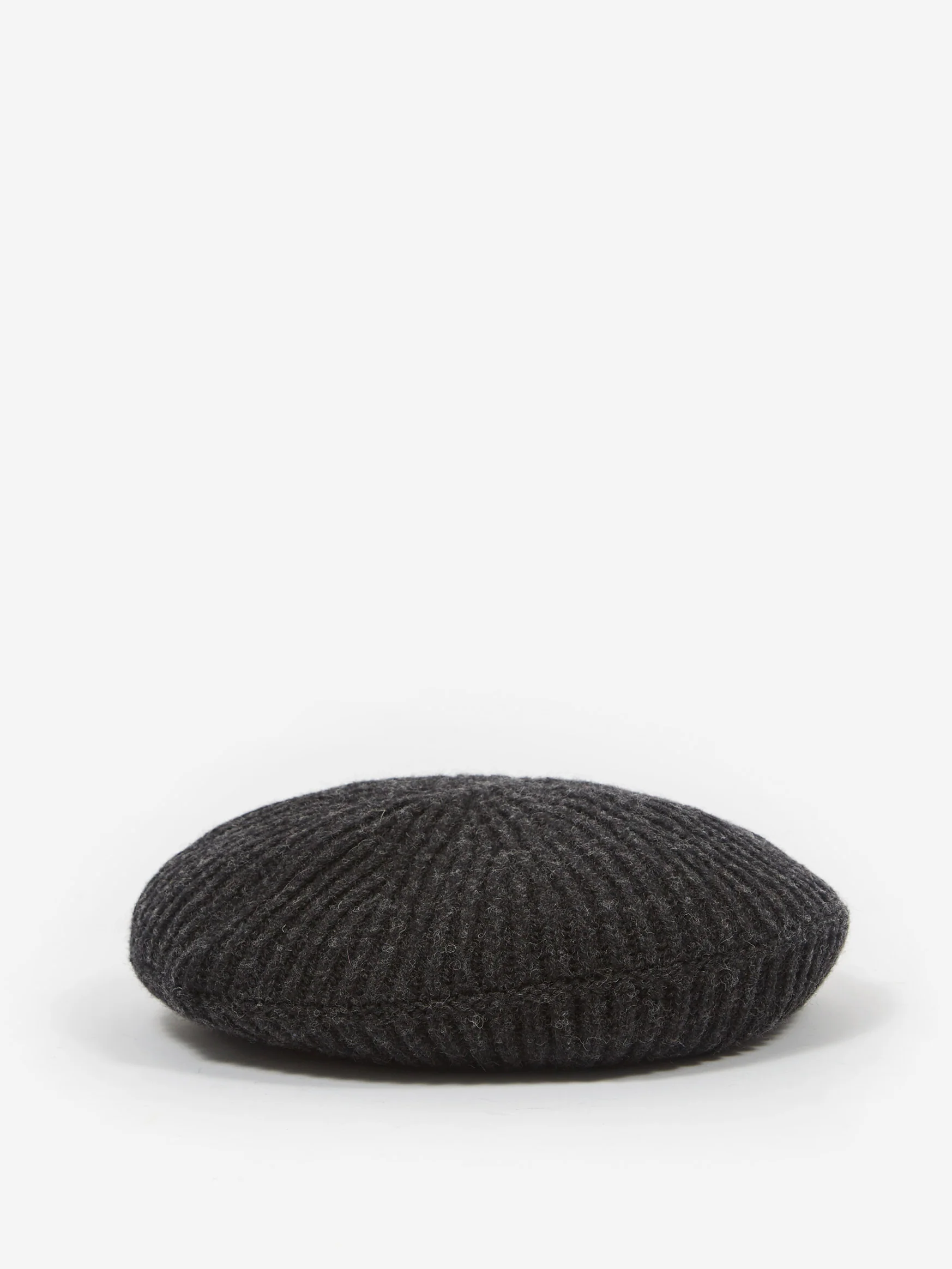 Ganni Structured Rib Knit Beret - Phantom - Image 3