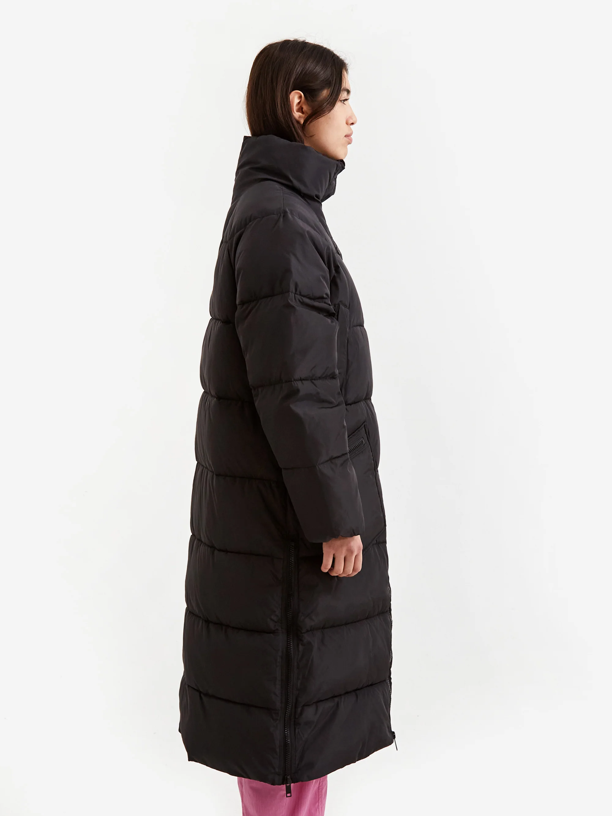 Ganni Tech Puffer Long - Phantom - Image 2