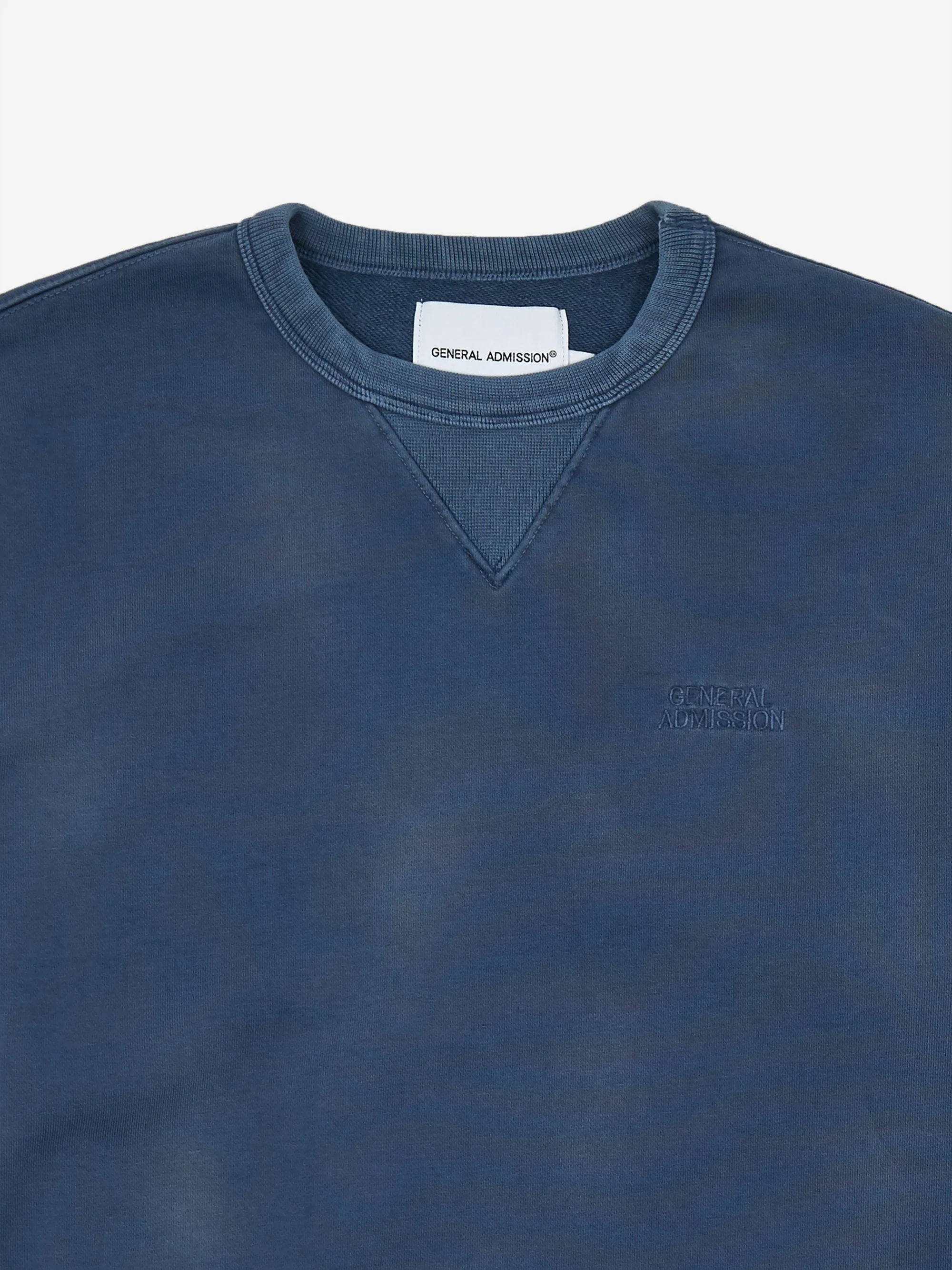 General Admission Ballona Crewneck Sweatshirt - Blue - Image 3