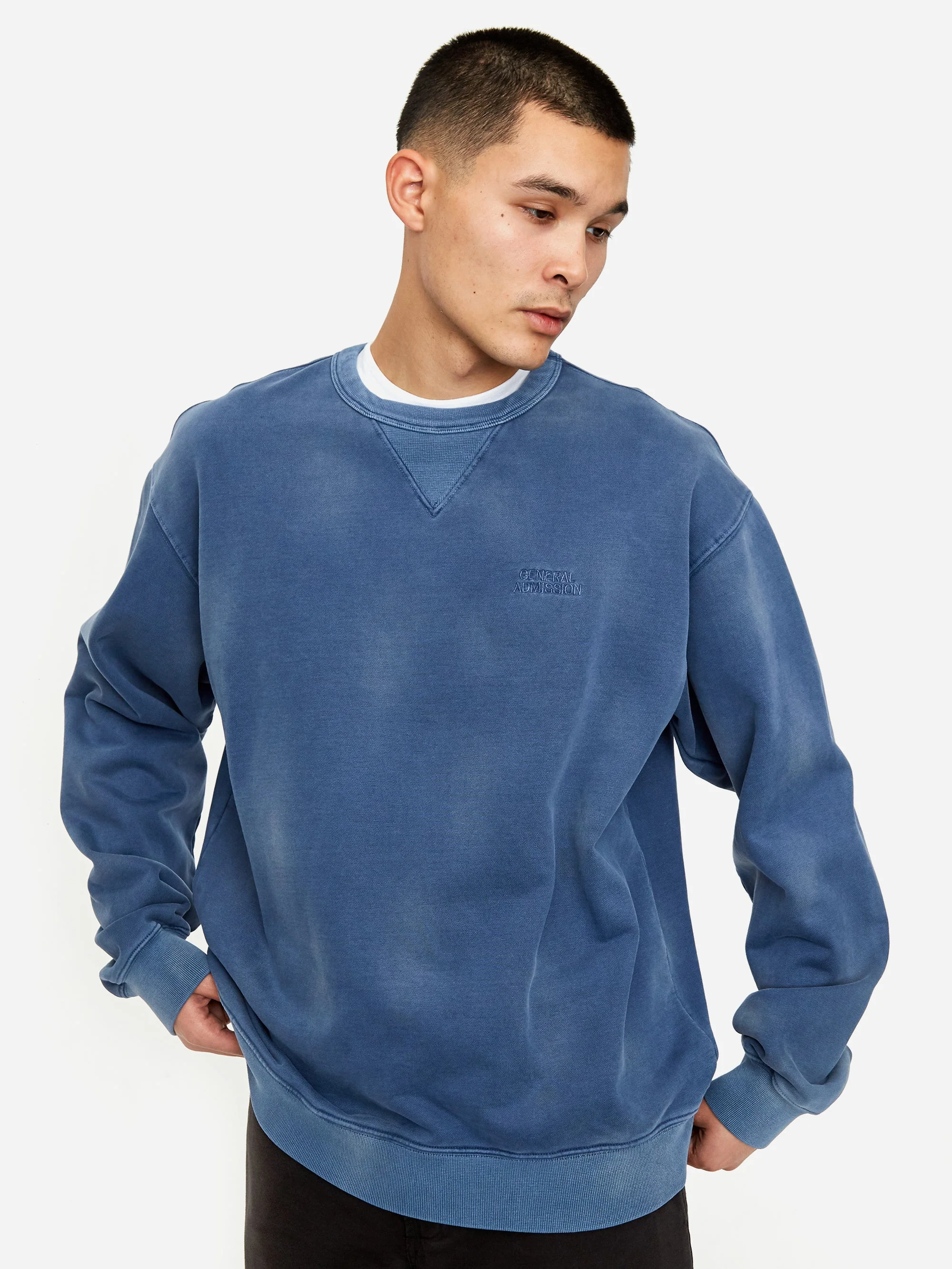 General Admission Ballona Crewneck Sweatshirt - Blue - Image 5
