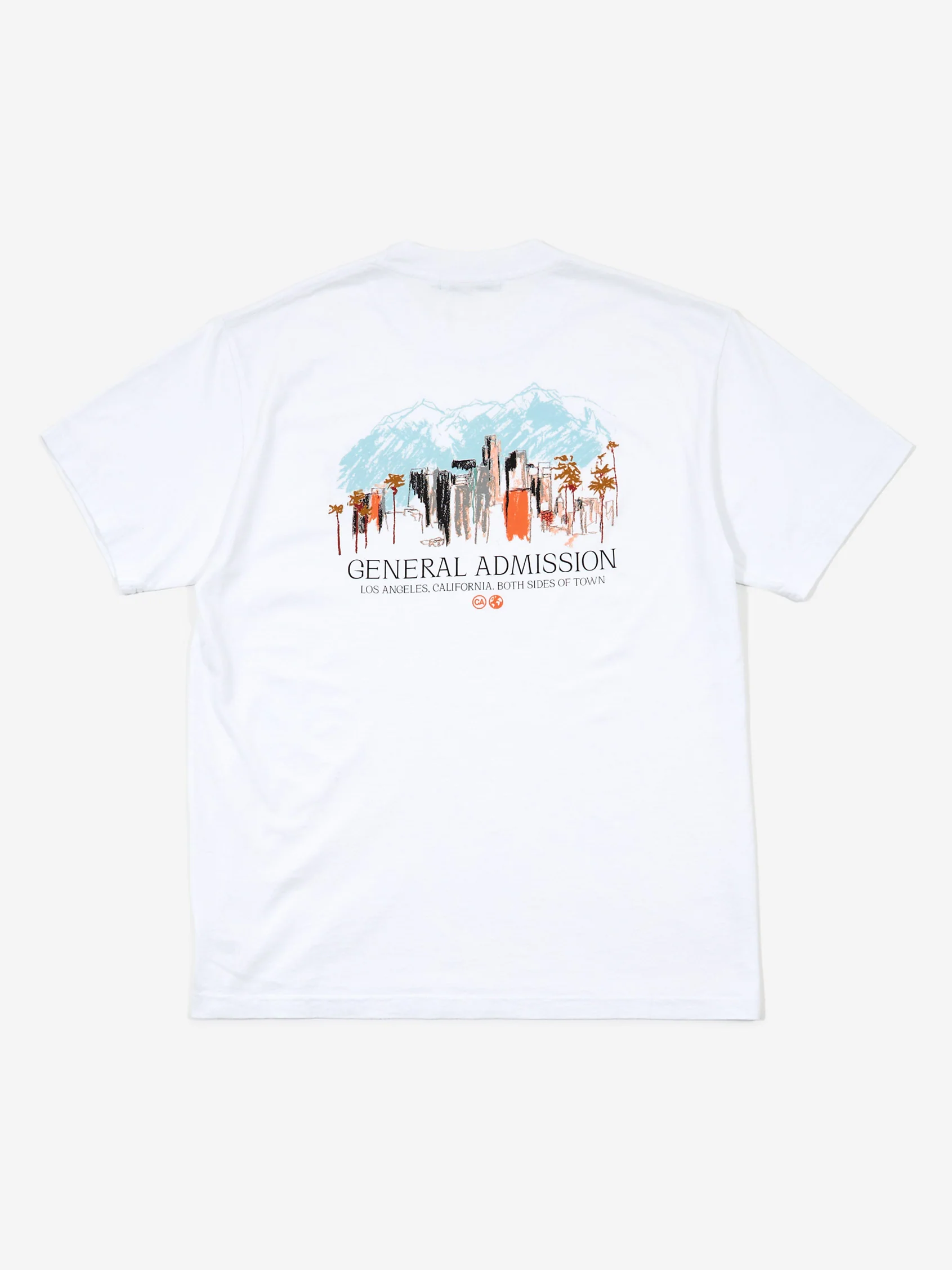 General Admission County Shortsleeve T-Shirt - White - Image 2