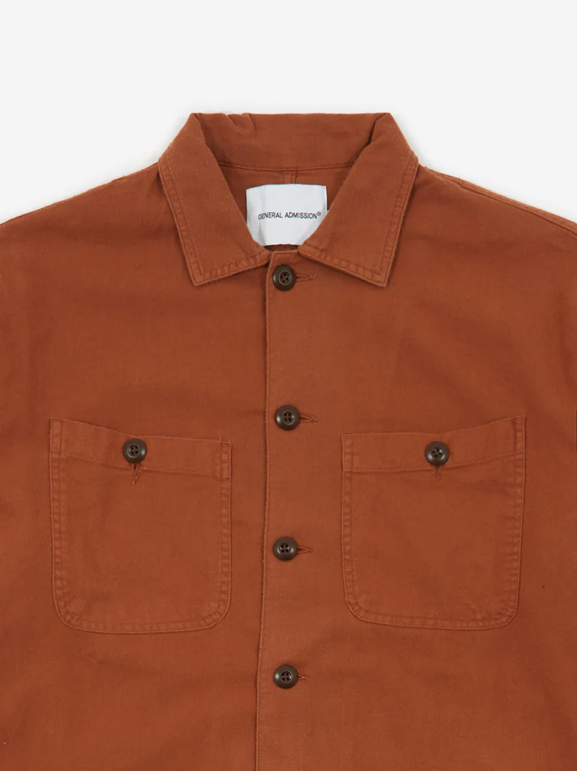 General Admission Flannel BDU Shirt - Pumpkin - Image 3