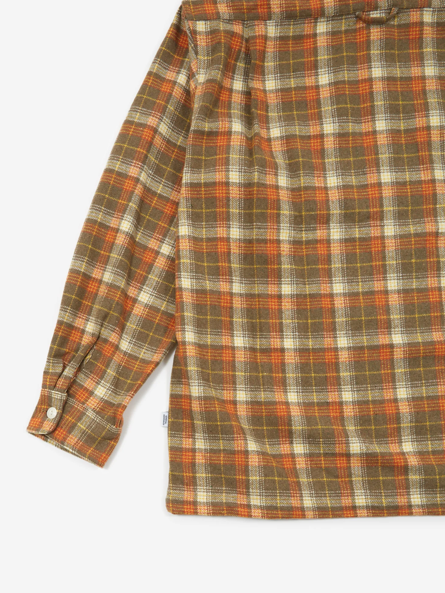 General Admission Flannel Plaid Shirt - Brown - Image 4