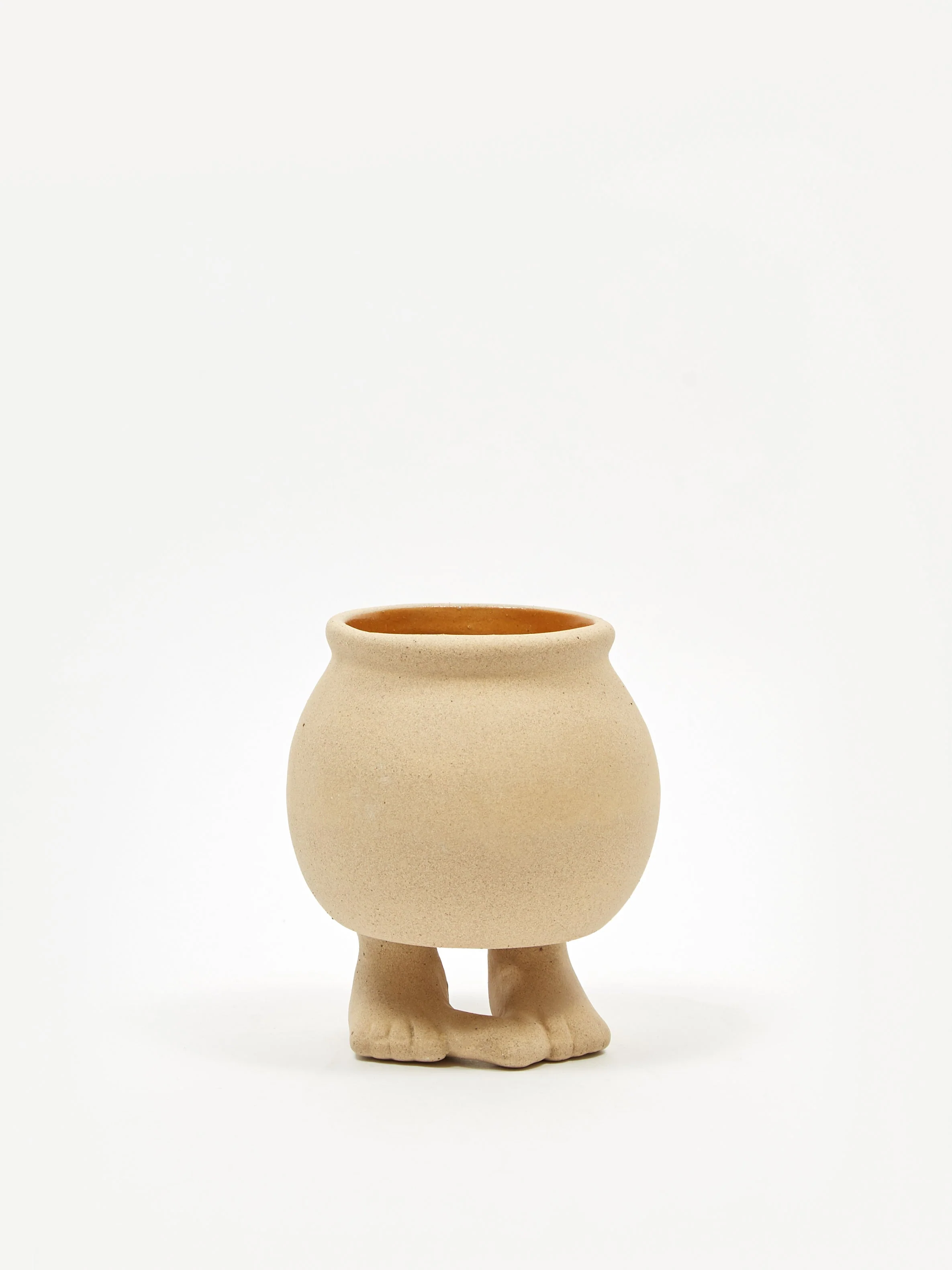 General Admission Foot Plant Pot - Natural