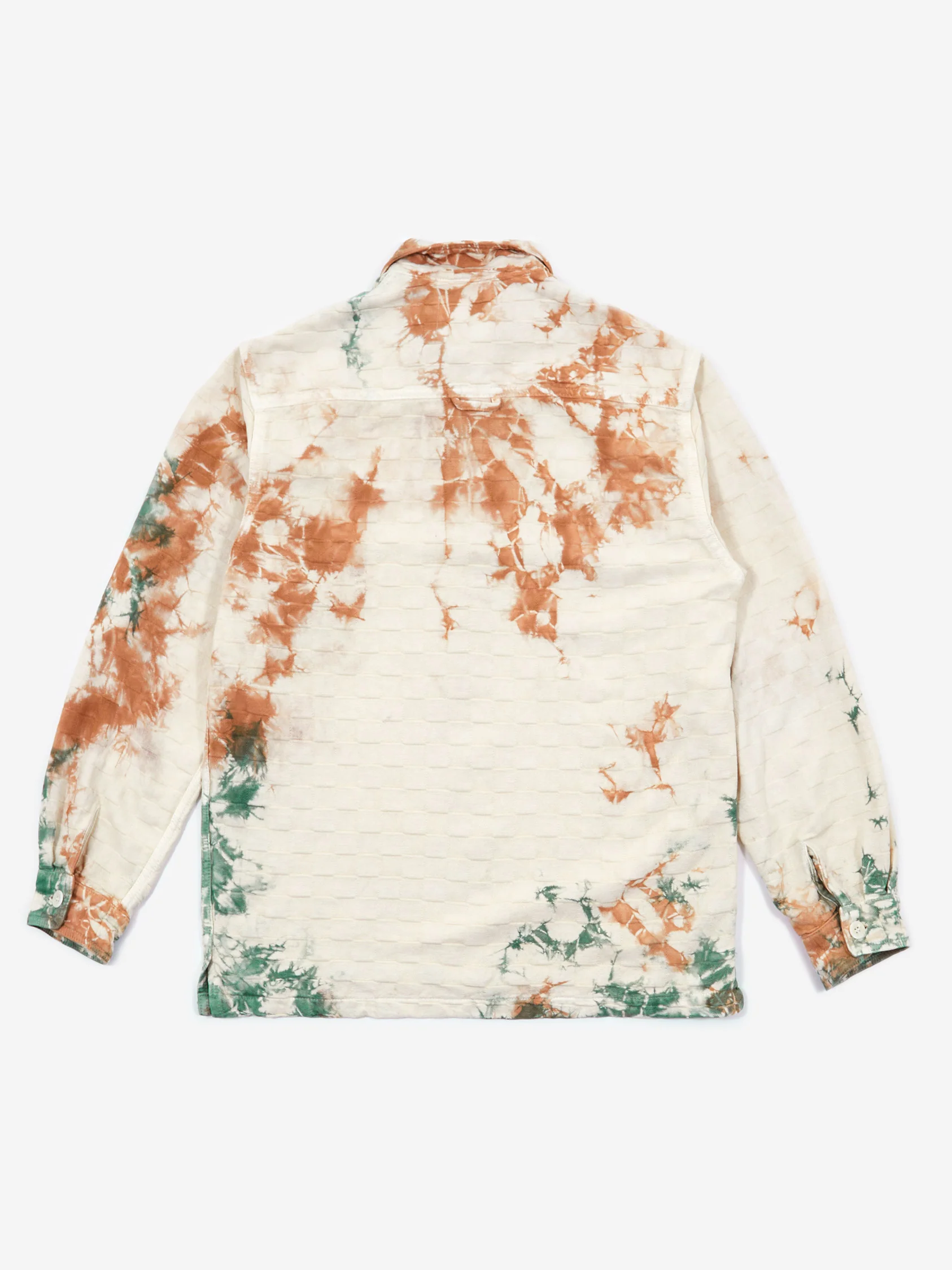 General Admission Half Zip Shirt - Natural Tie Dye - Image 5