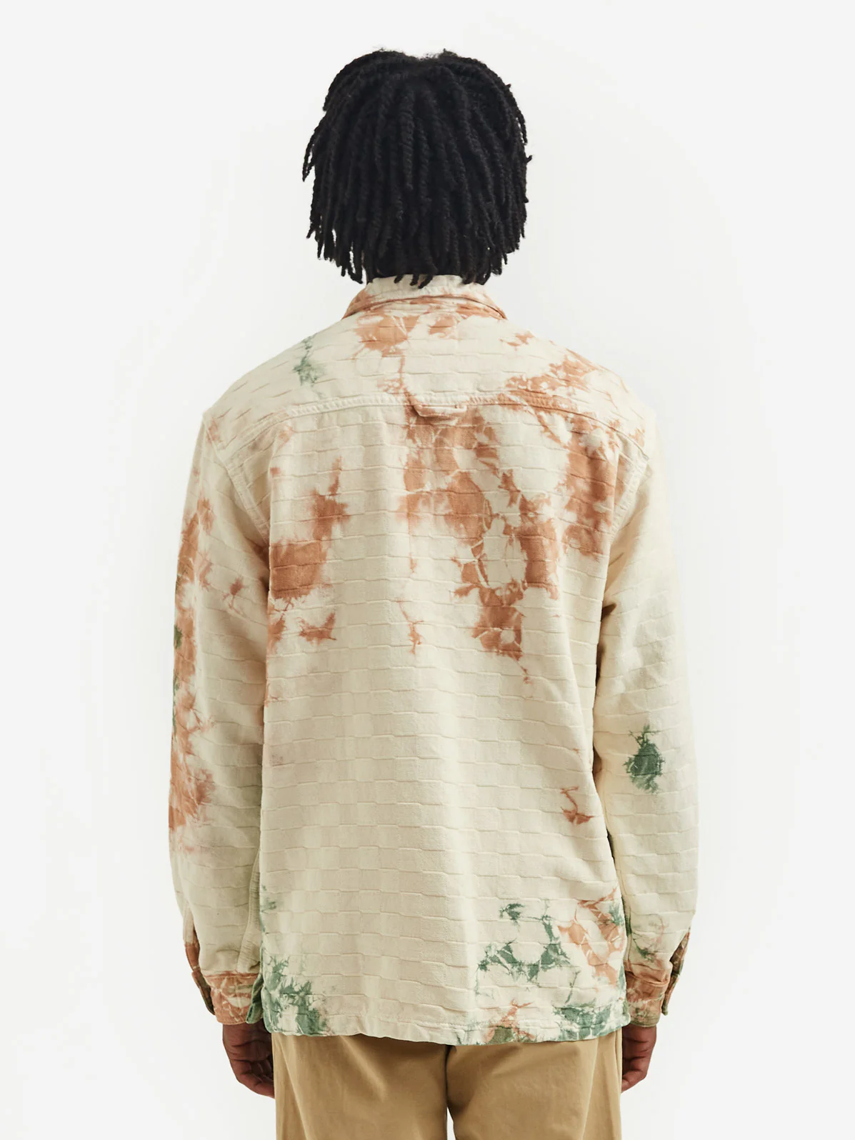 General Admission Half Zip Shirt - Natural Tie Dye - Image 7