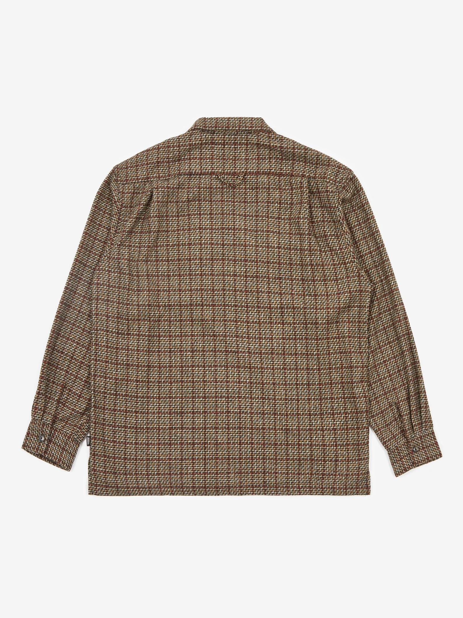 General Admission Jacquard Wool Button Up - Black - Image 7