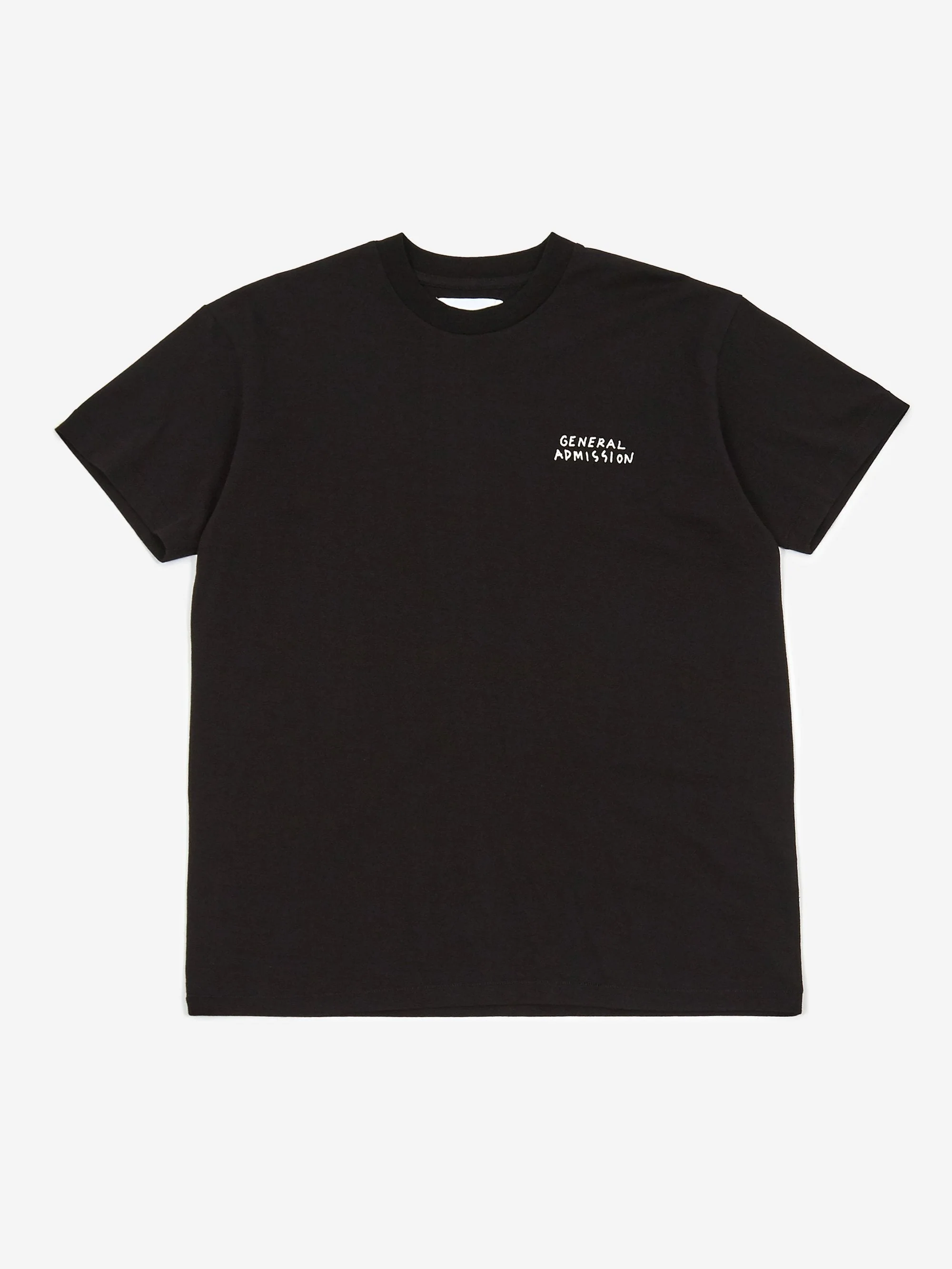 General AdmiShort Sleeveion Jupe Short Sleeve T-Shirt - Black