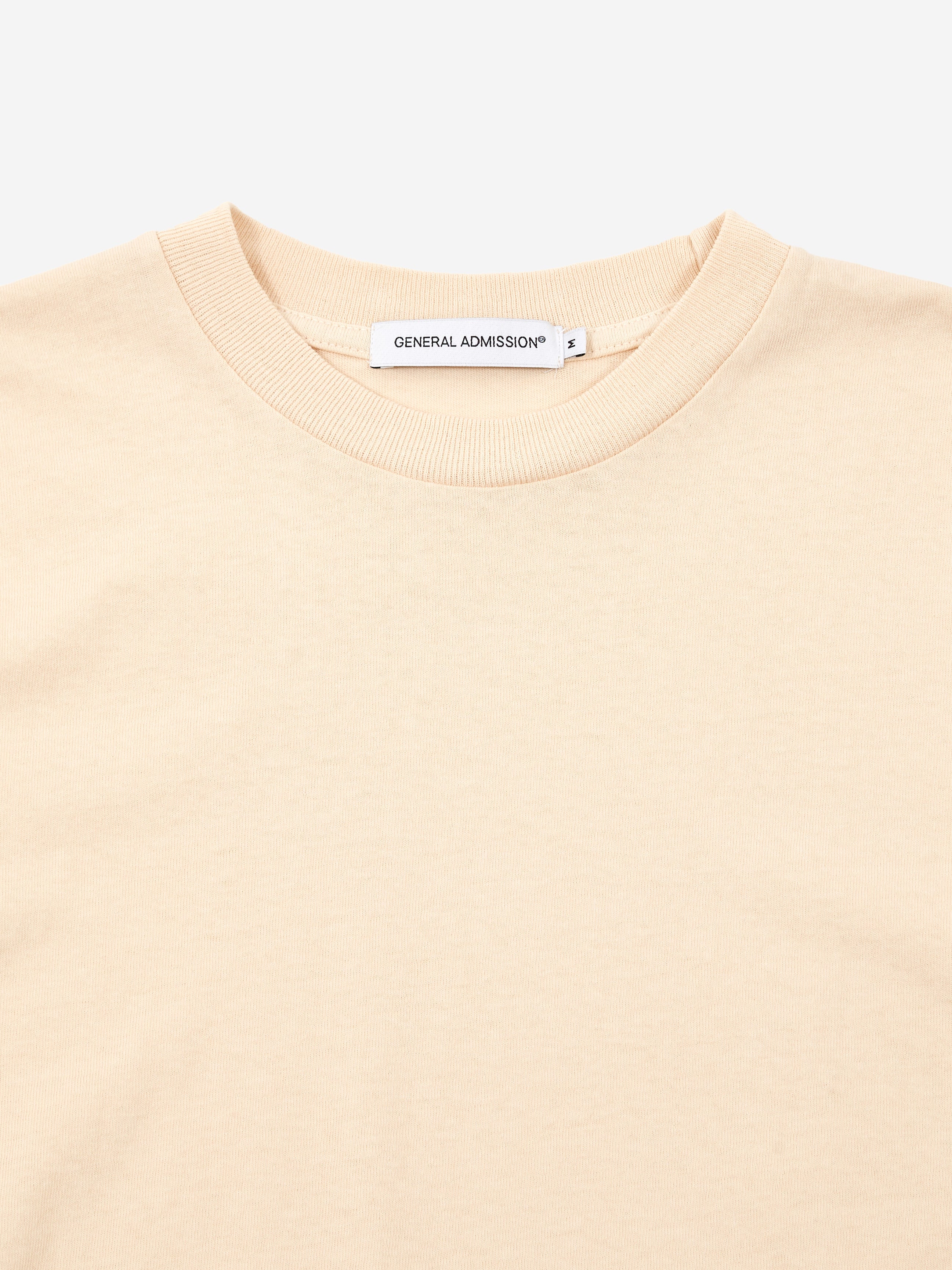 General Admission Loose Knit T-Shirt - Natural - Image 3