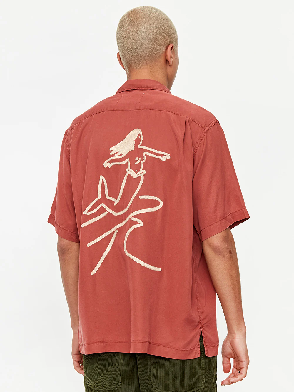 General Admission Mermaid Shortsleeve Shirt - Terracotta - Image 10